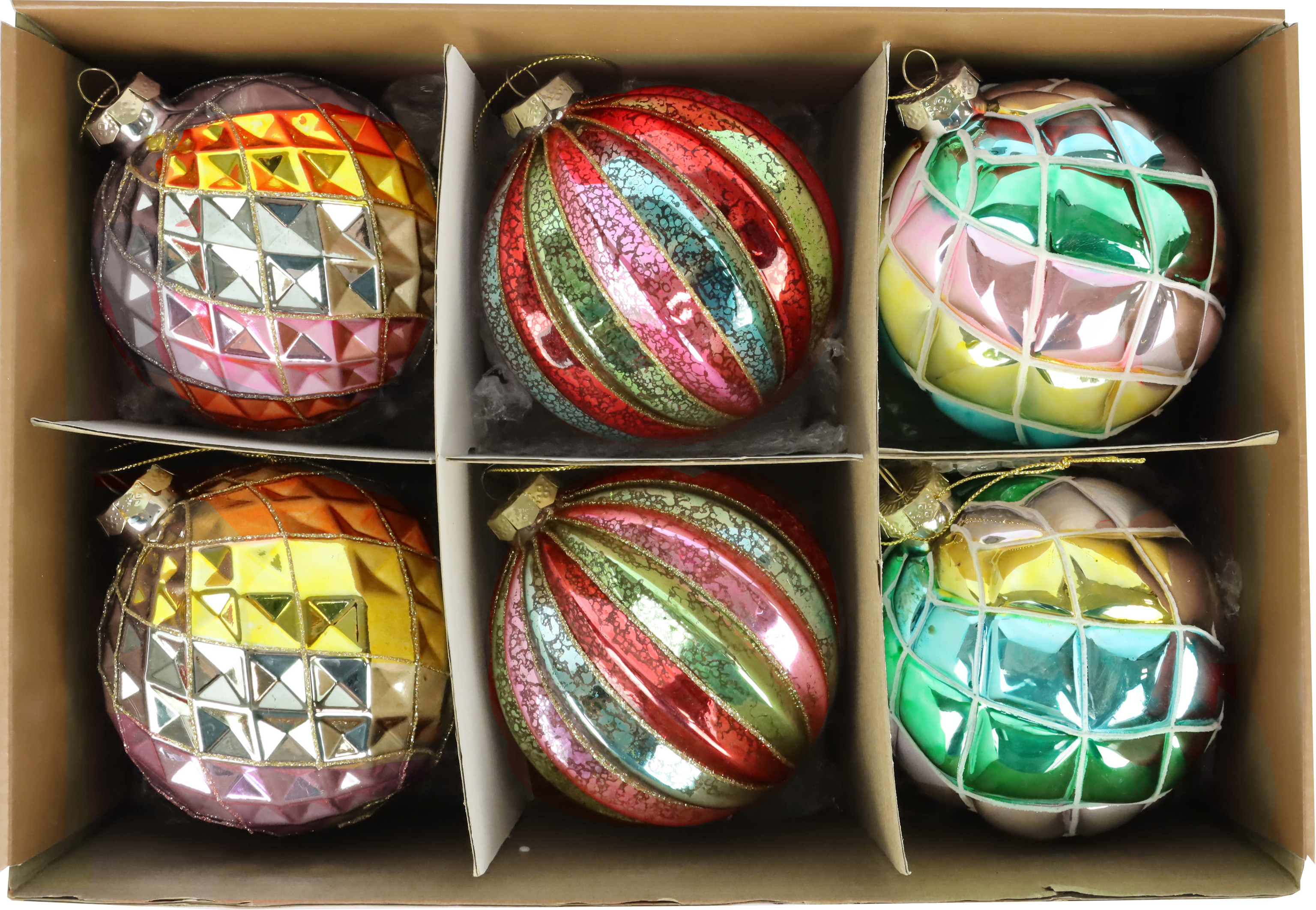 1035 GLASKUGELN HARLEKIN  S/6