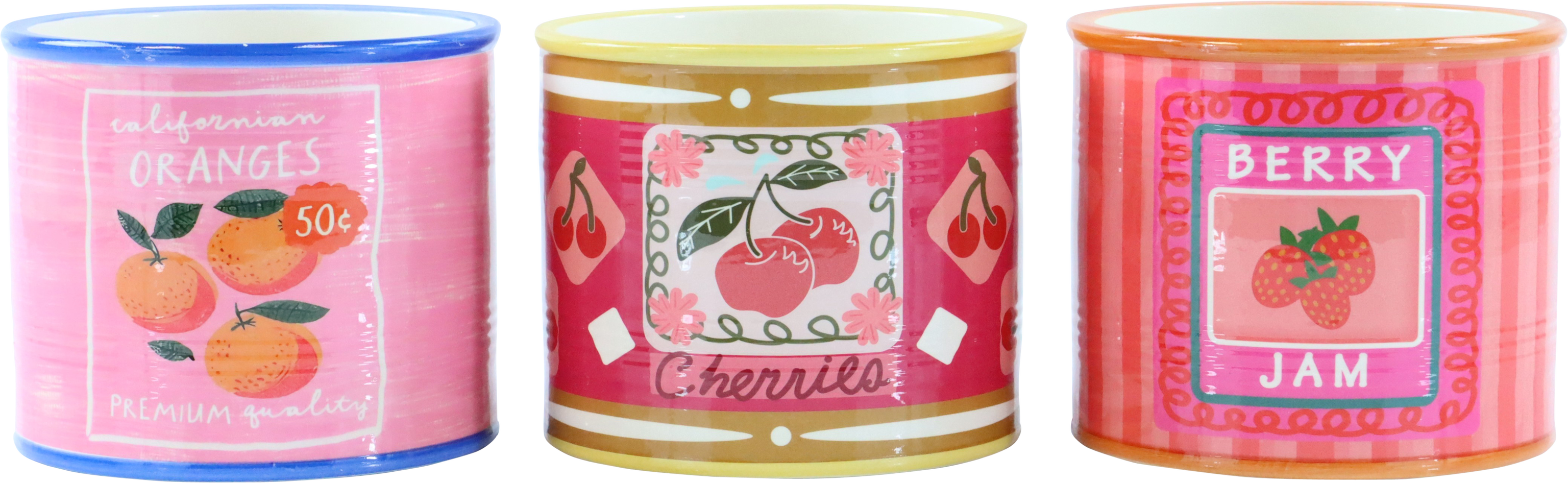 1104 ÜBERTÖPFE FRUIT GARDEN  S/3