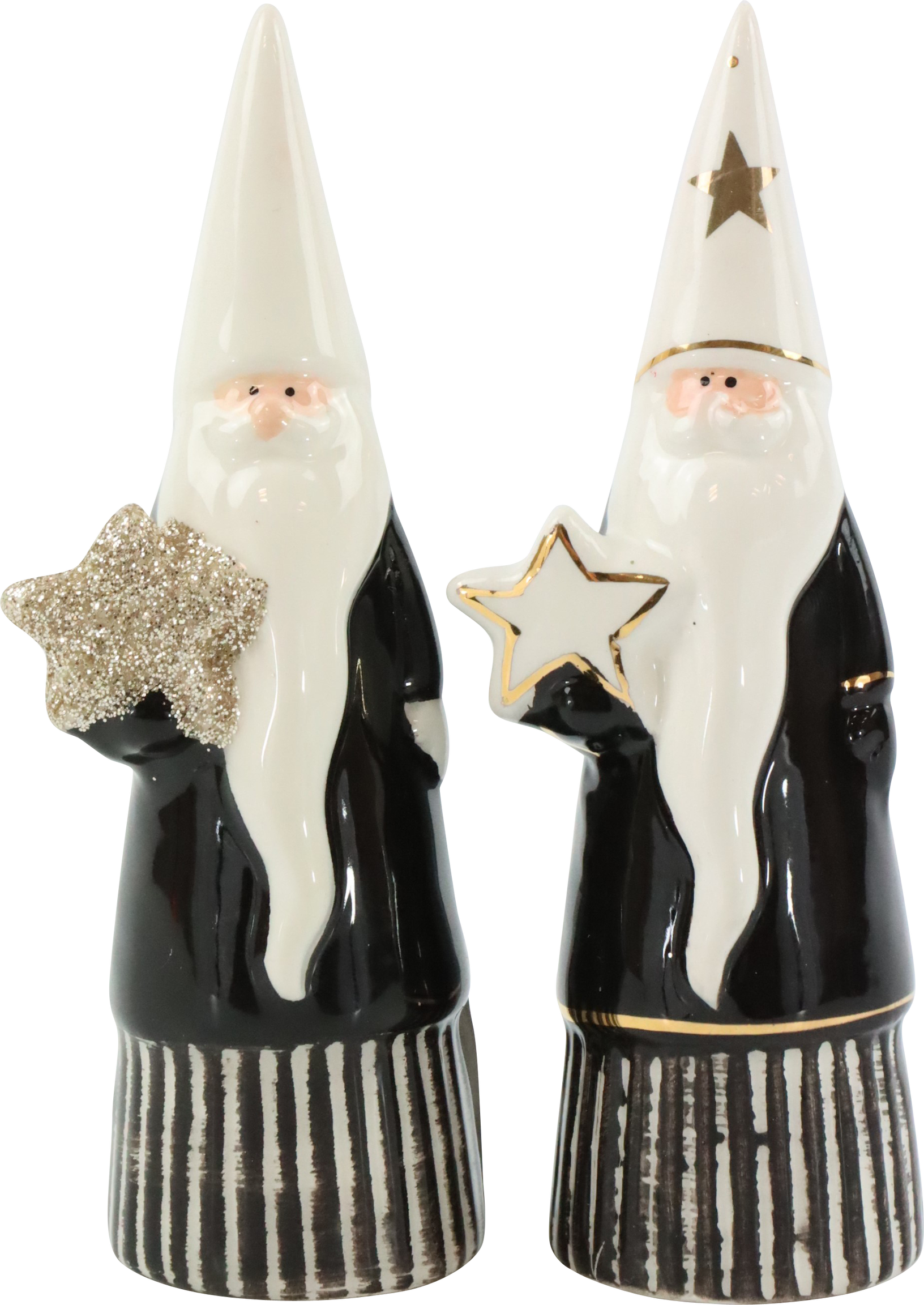 1252 WEIHNACHTSMÄNNER MODERN XMAS  S/2