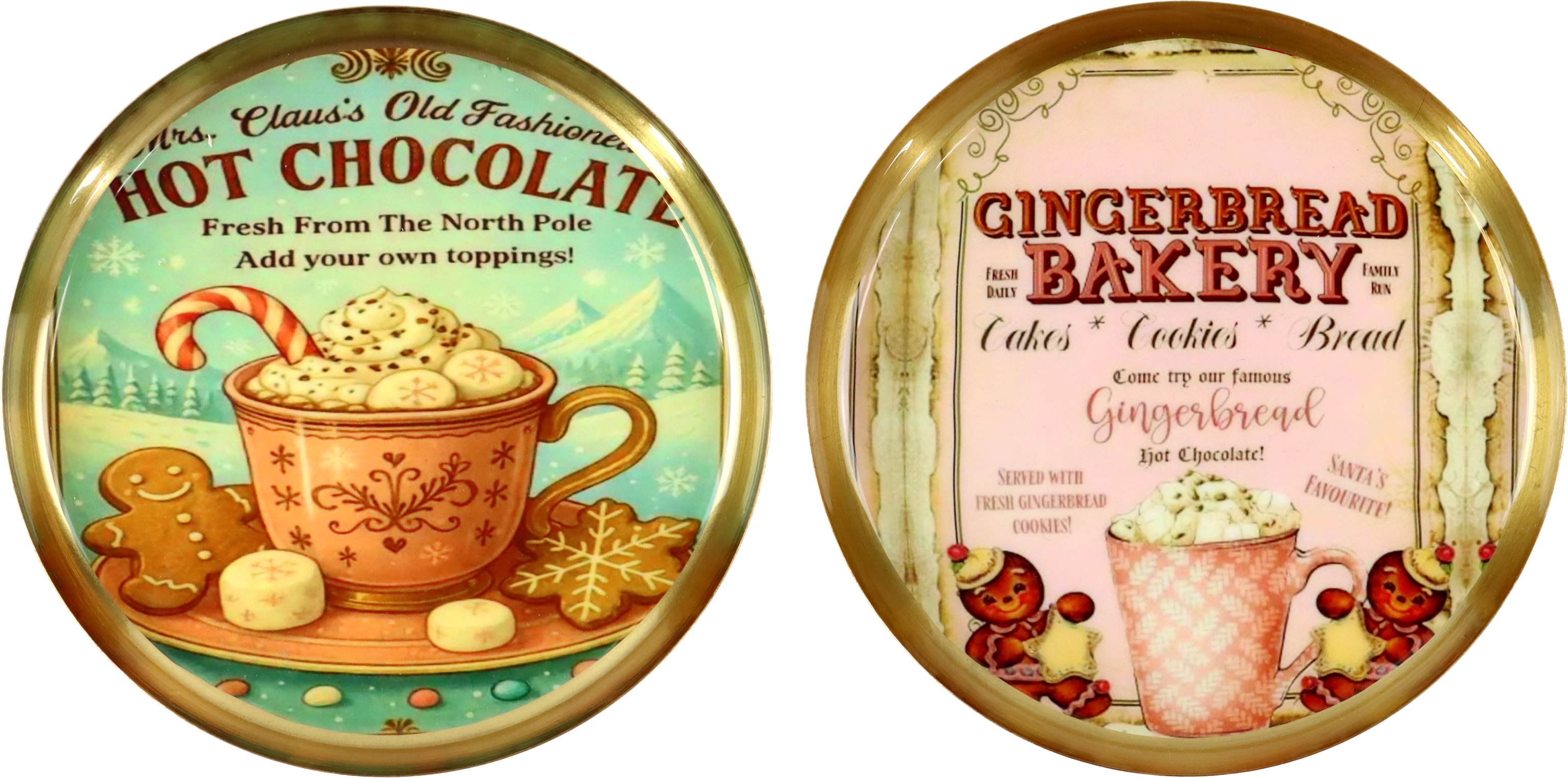 1532 TABLETTS VINTAGE MUGS  S/2