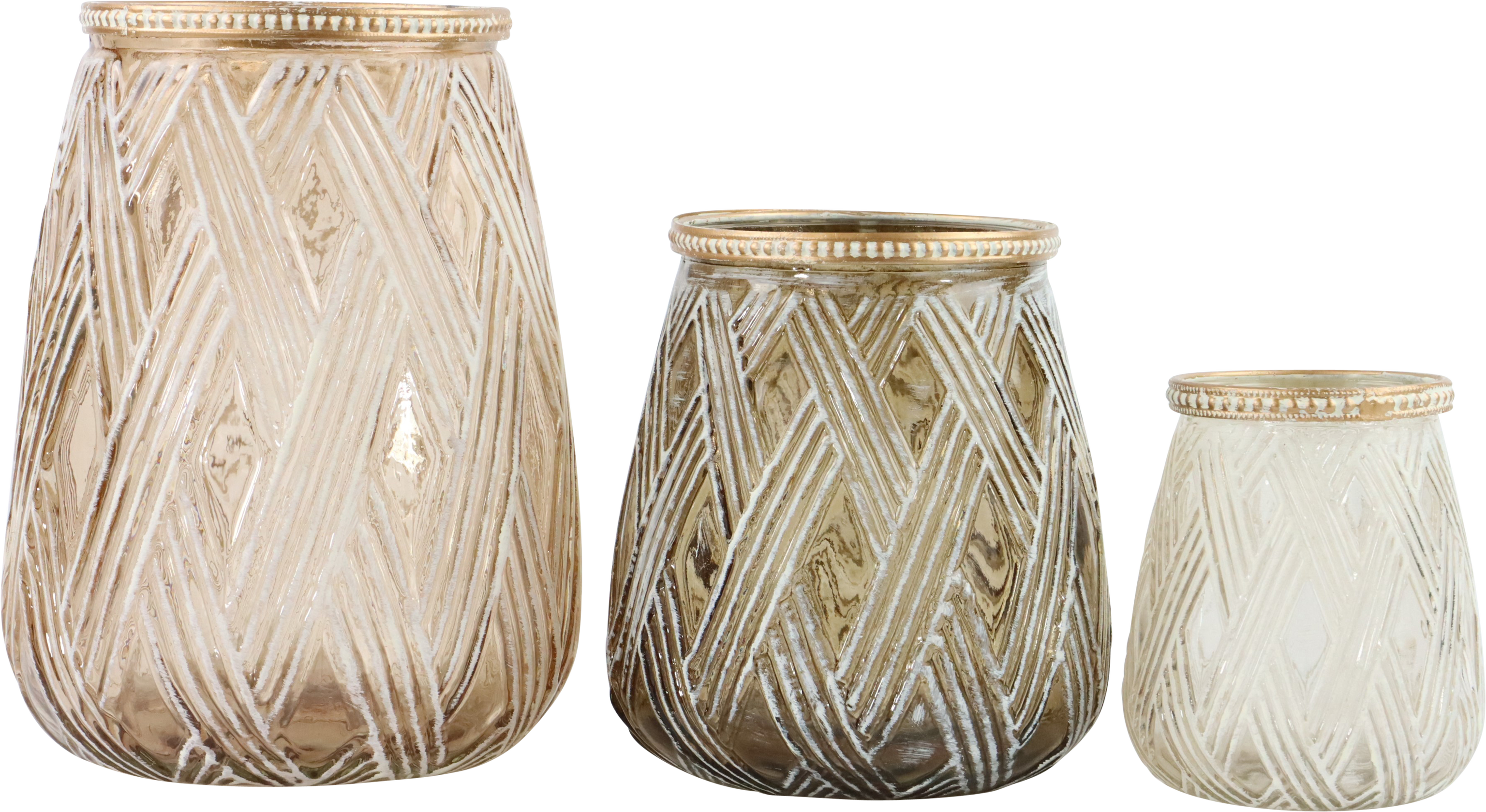 1585 WINDLICHTER/VASEN FÈS  S/3