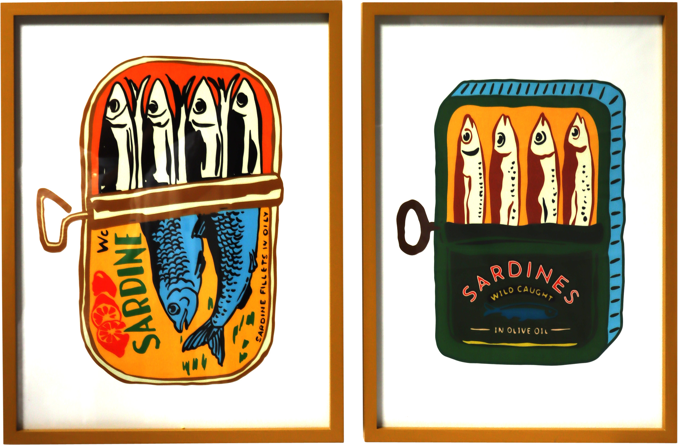 1603 WANDBILDER SARDINE SOCIETY  S/2