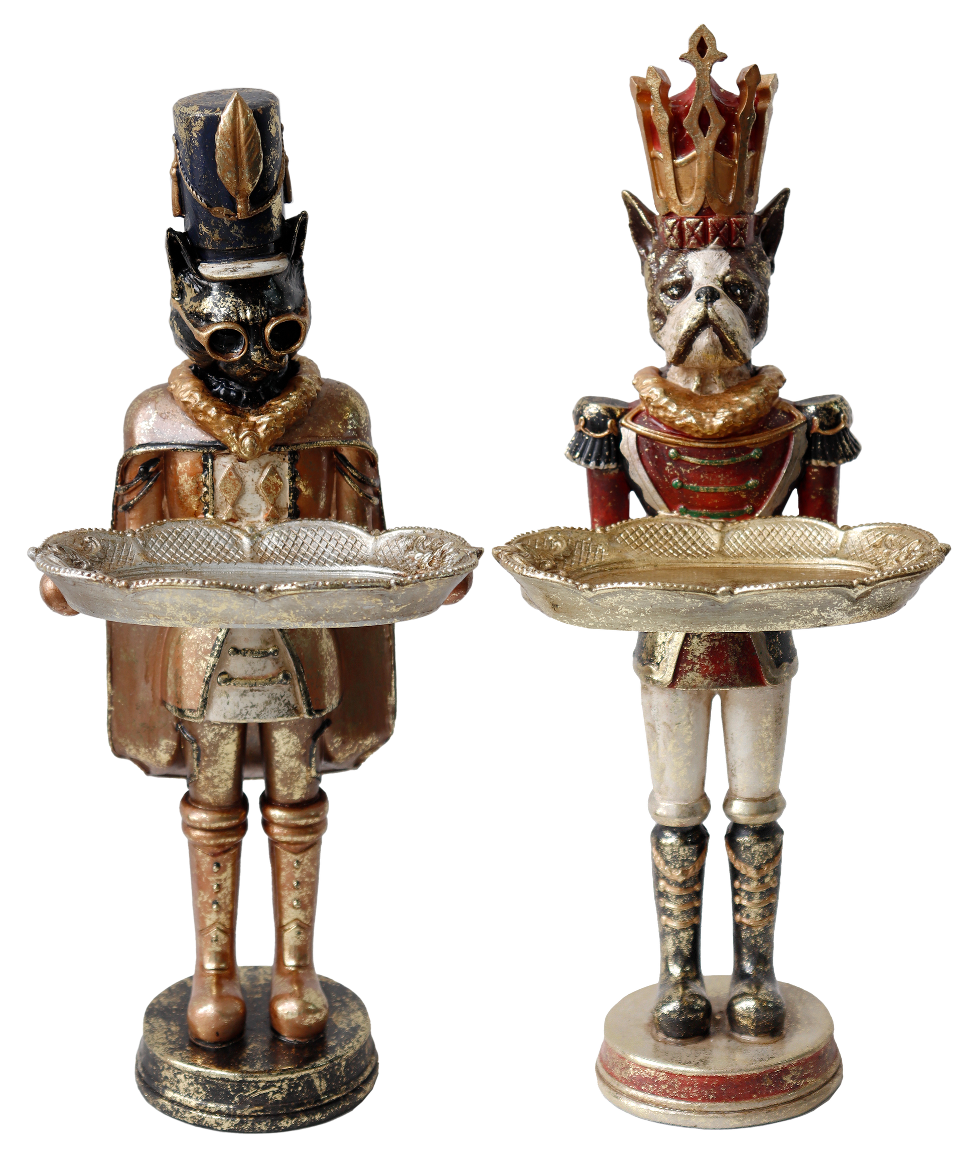 1880 BUTLER-FIGUREN DOG&CAT  S/2