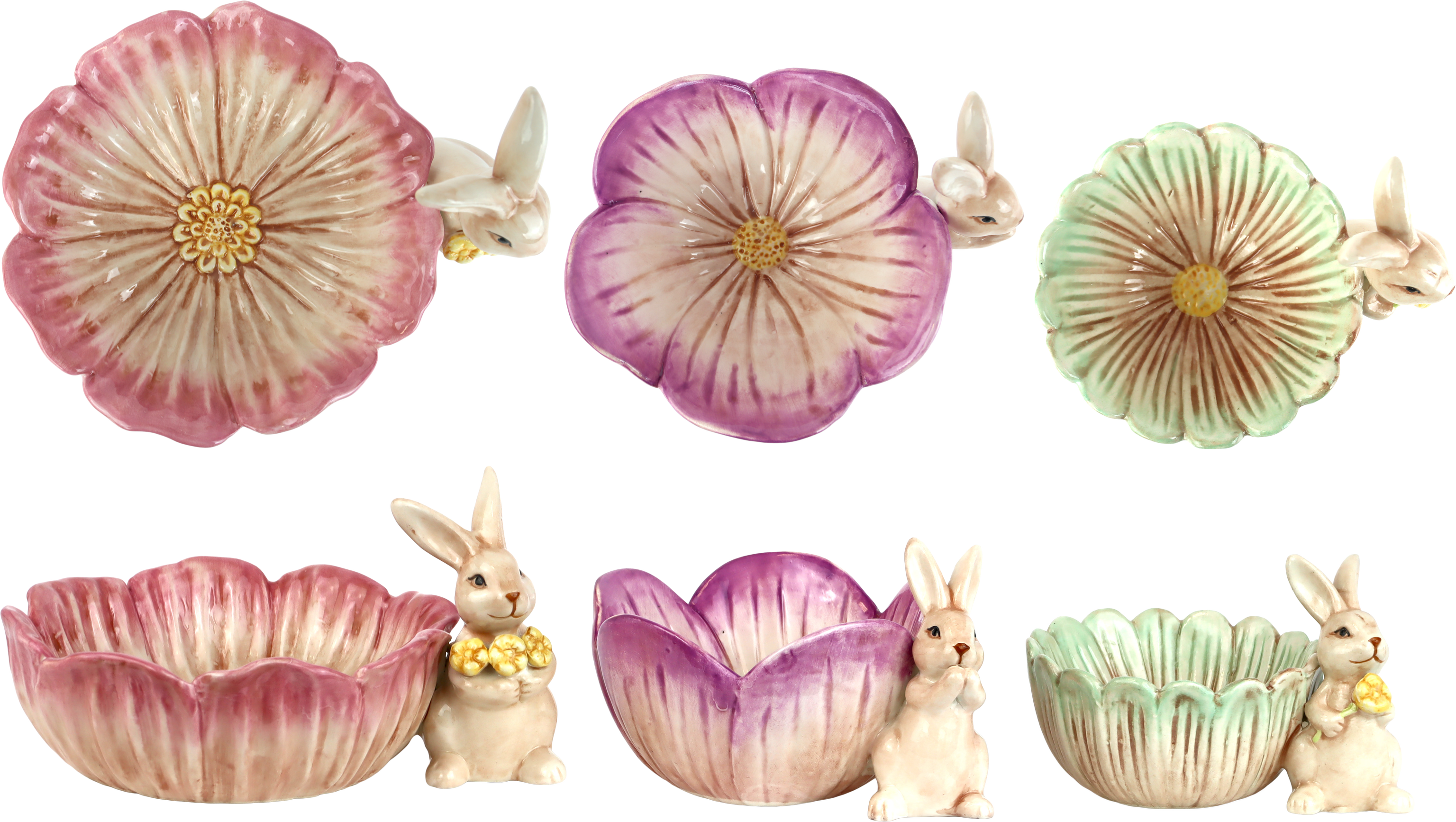 1992 BLÜTENSCHALEN BLUMENHASE  S/3