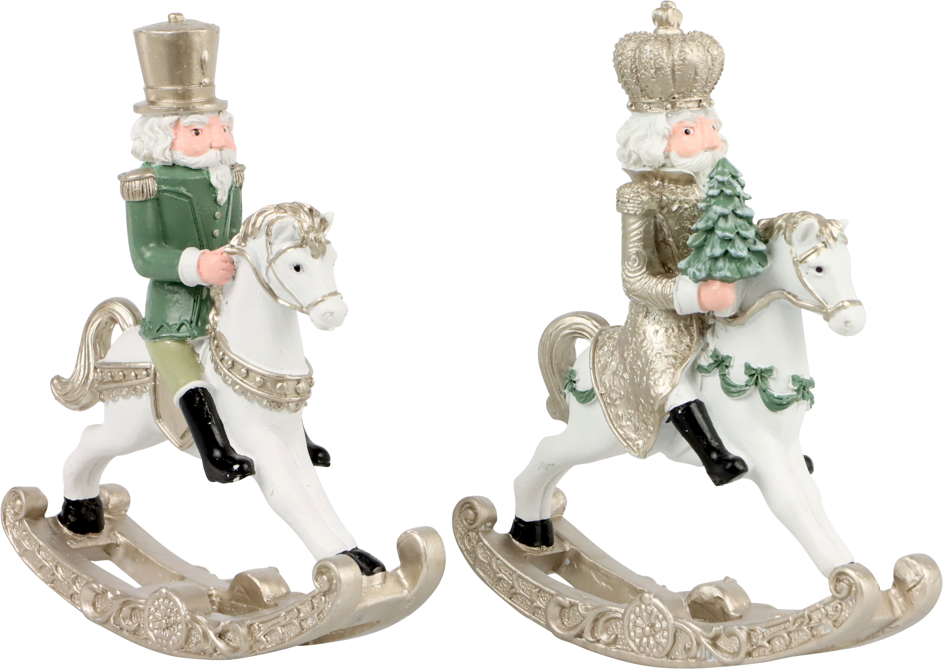 2415 ROCKING HORSES NUTCRACKER  S/2