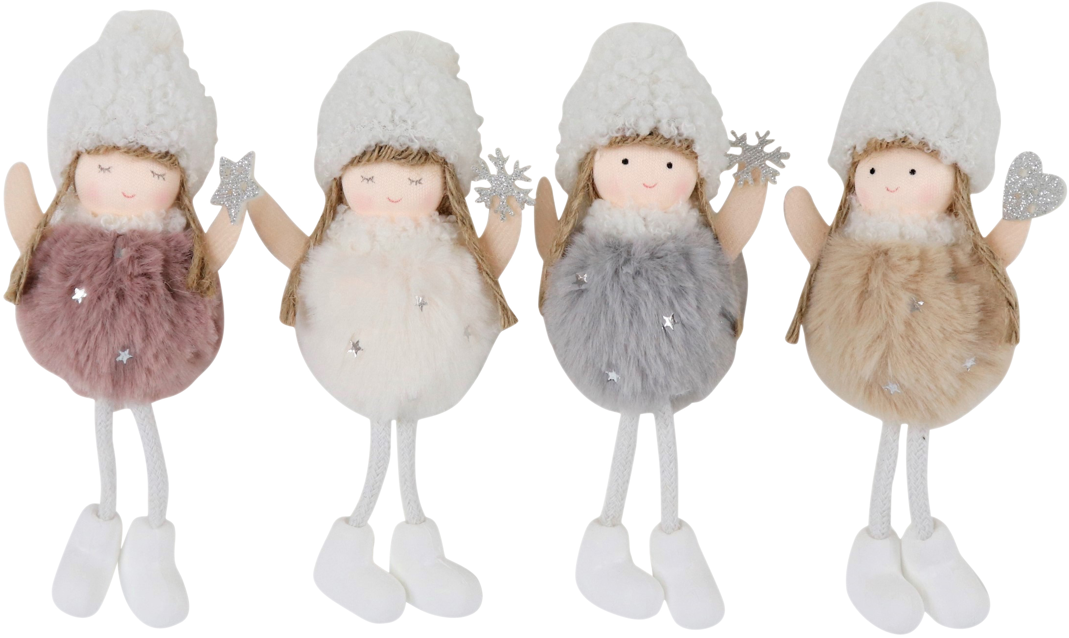 2506 ZIERHÄNGER WINTERDOLLS  S/4