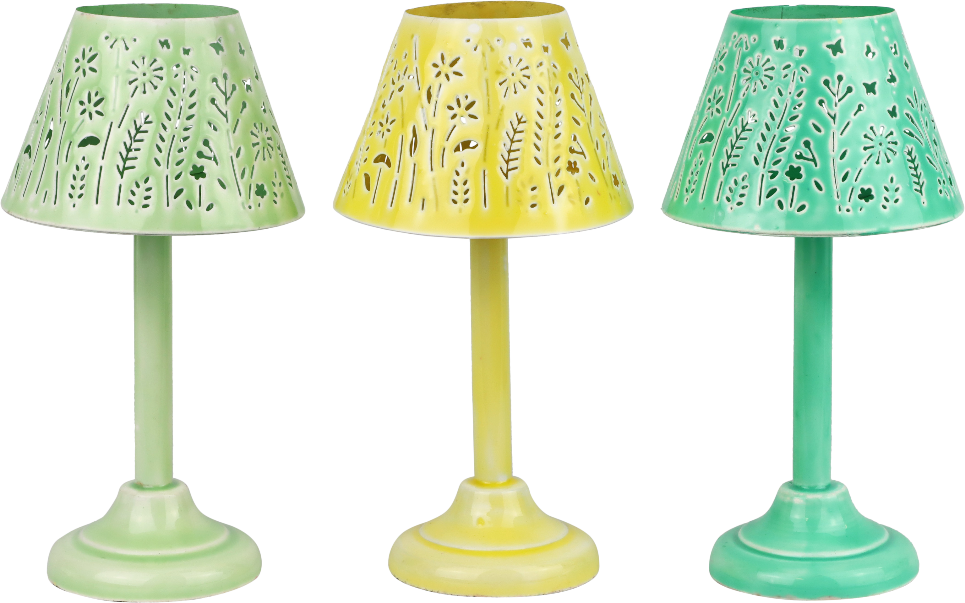 2864 TEELICHTLAMPEN TROPEA  S/3