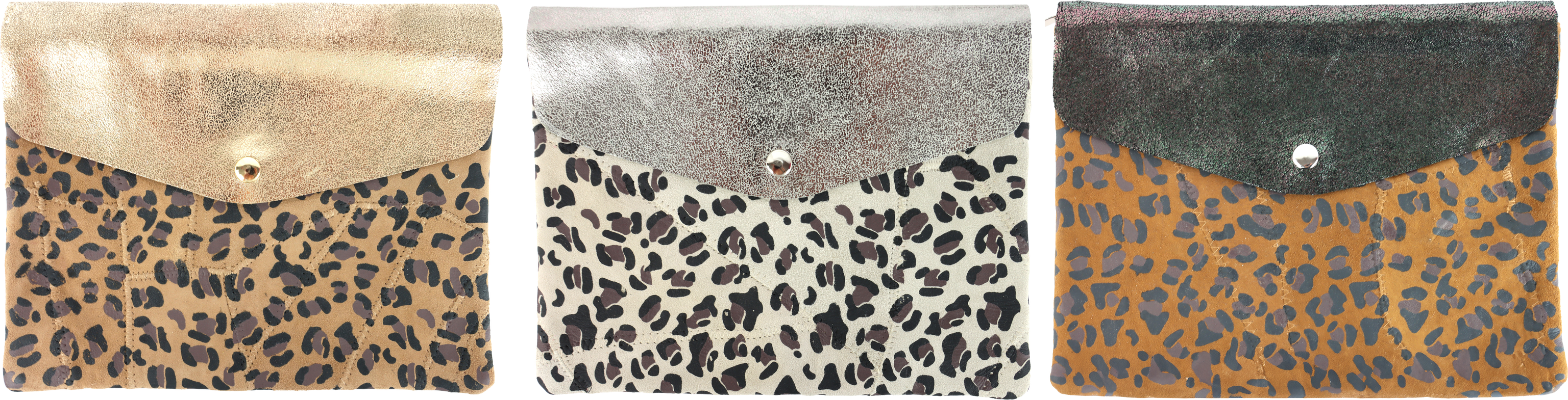 3299 LEDERTÄSCHCHEN LEO GLAM   S/3