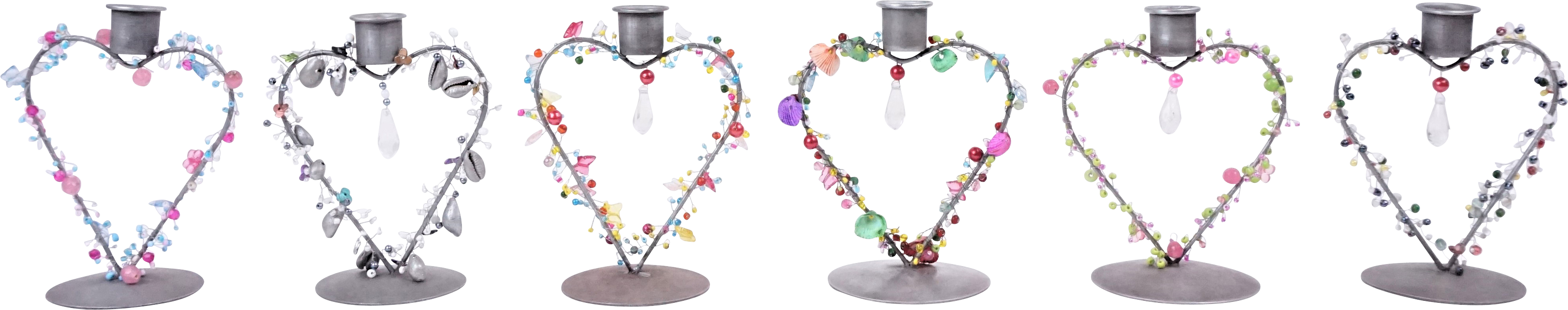 3496 KERZENSTÄNDER HERZEN  S/6