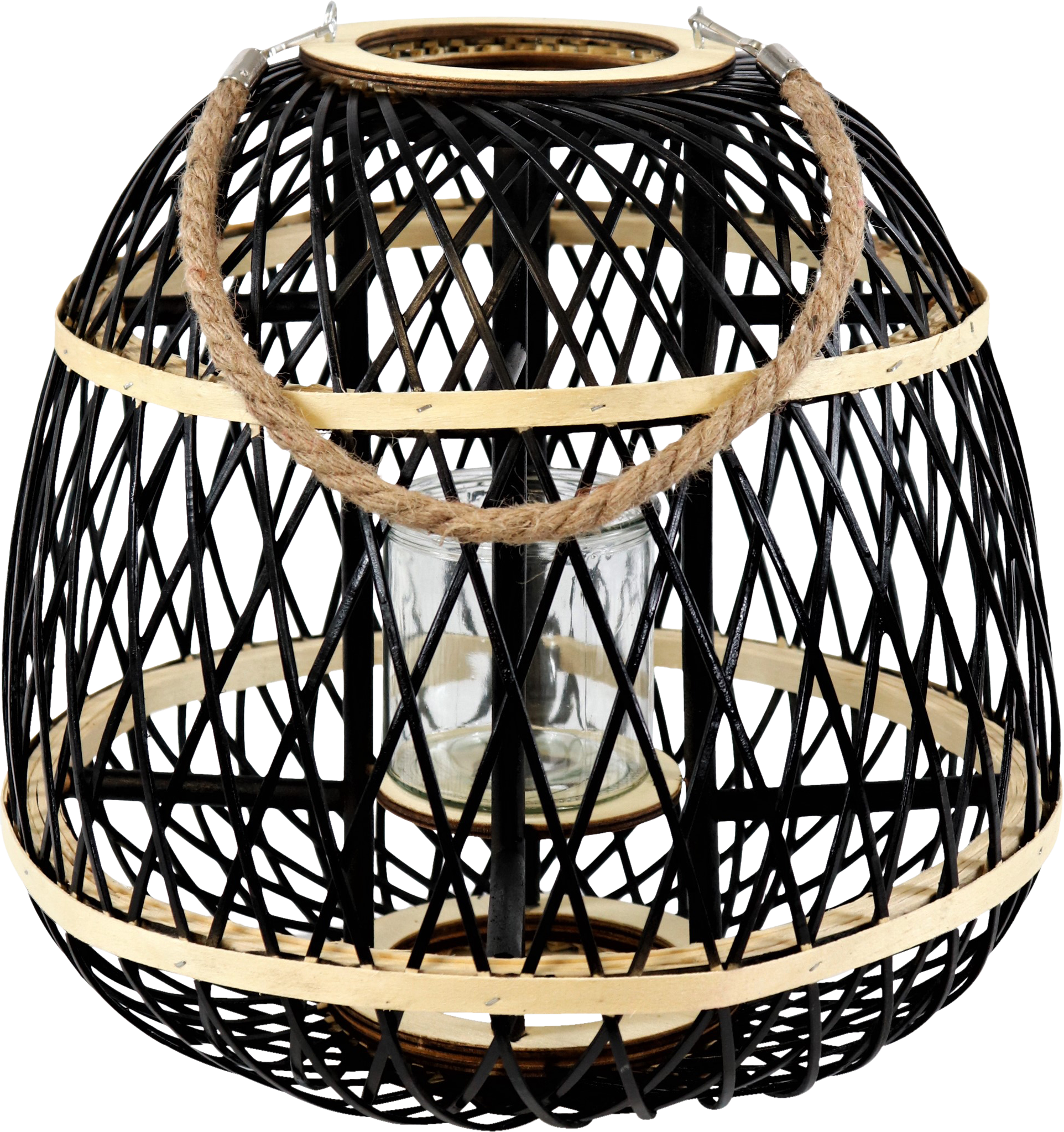 3588 LATERNE MIT GLAS LOMBOK