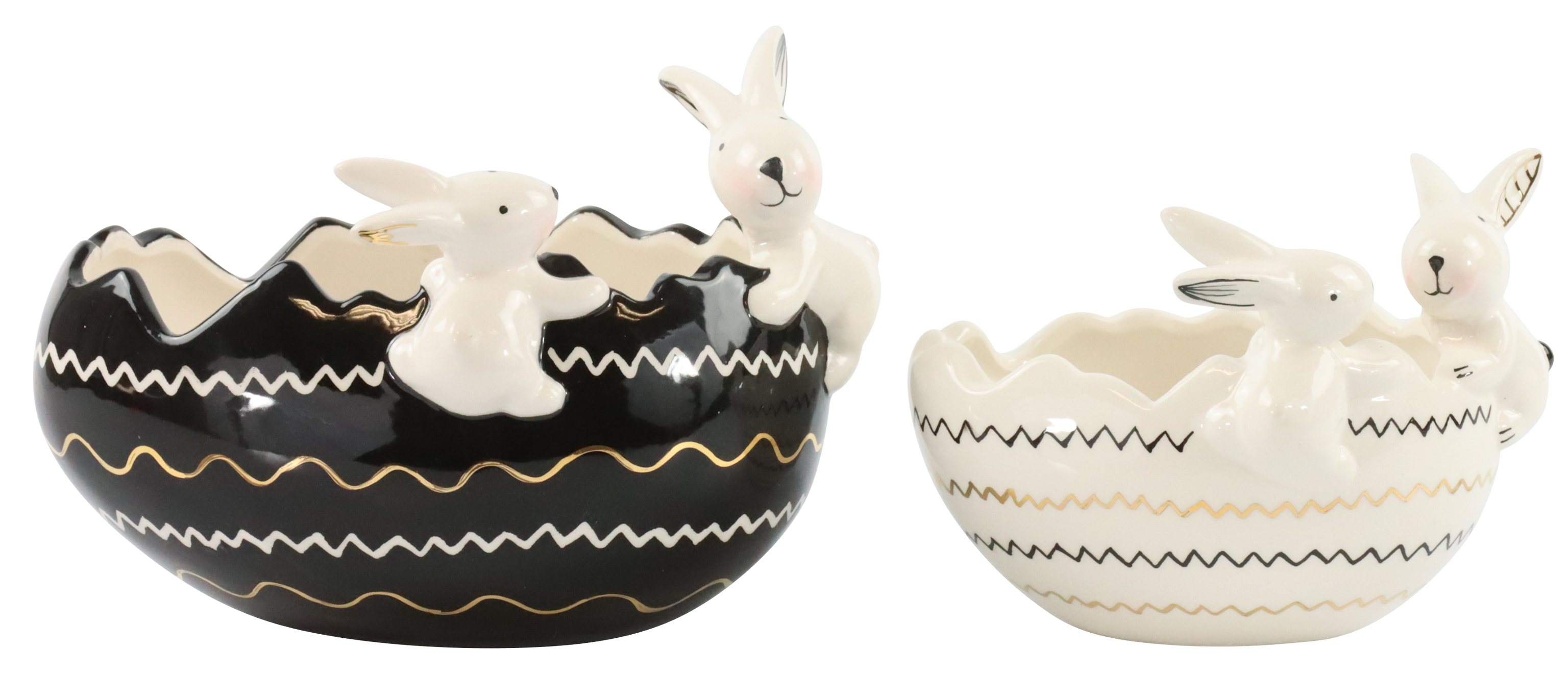 3932 EI-SCHALEN MONOCHROME EASTER  S/2