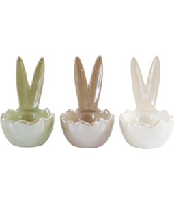4029 RABBIT CUPS GLOSSY  S/3