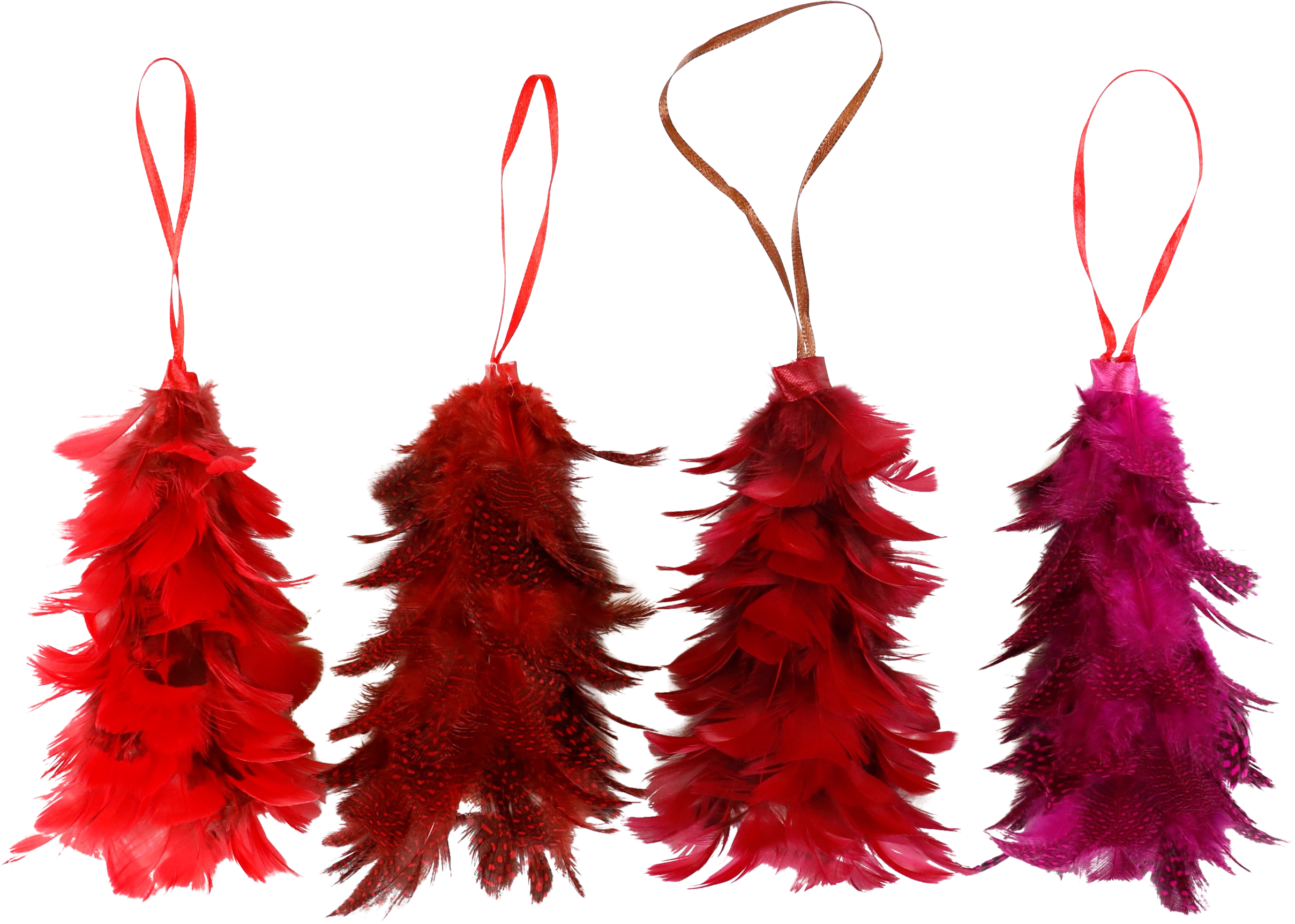 4144 FEDERBÄUME PURPUR  S/4