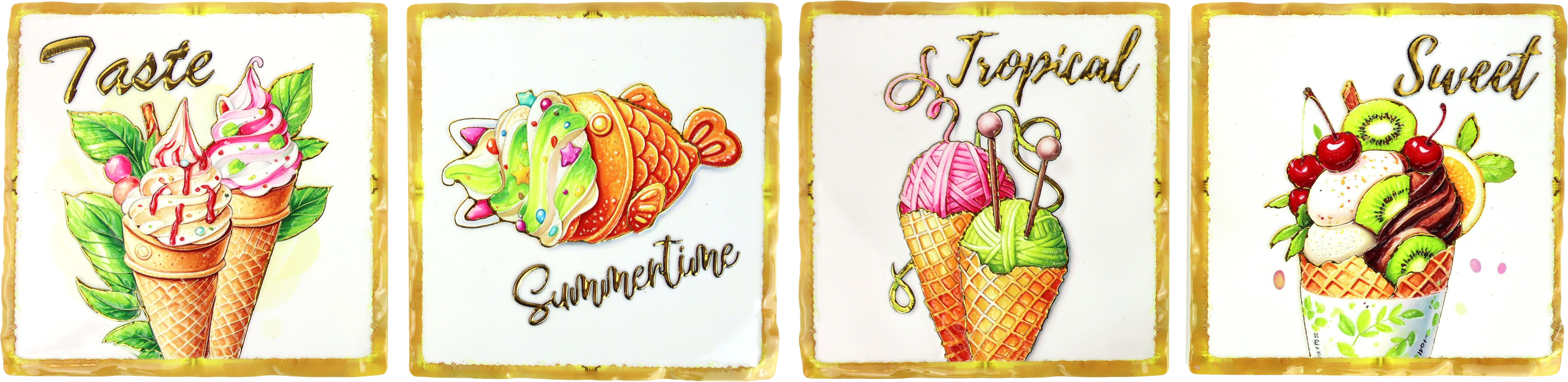 4283 UNTERSETZER SUNDAE  S/4