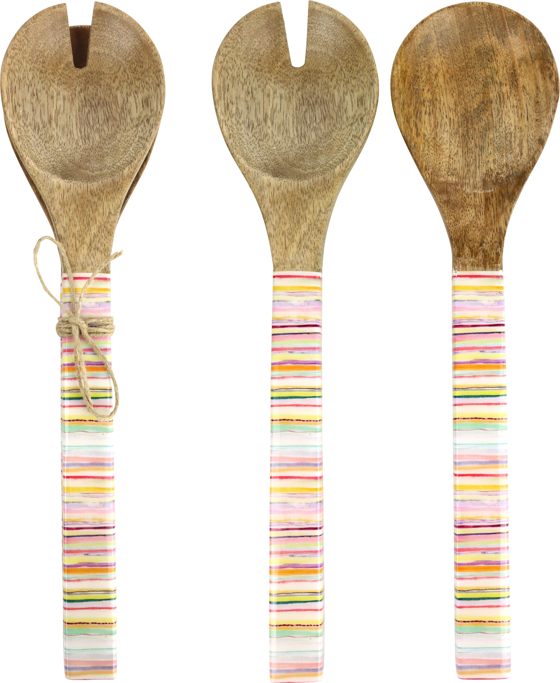 4475 SALATBESTECK STRIPES  S/2