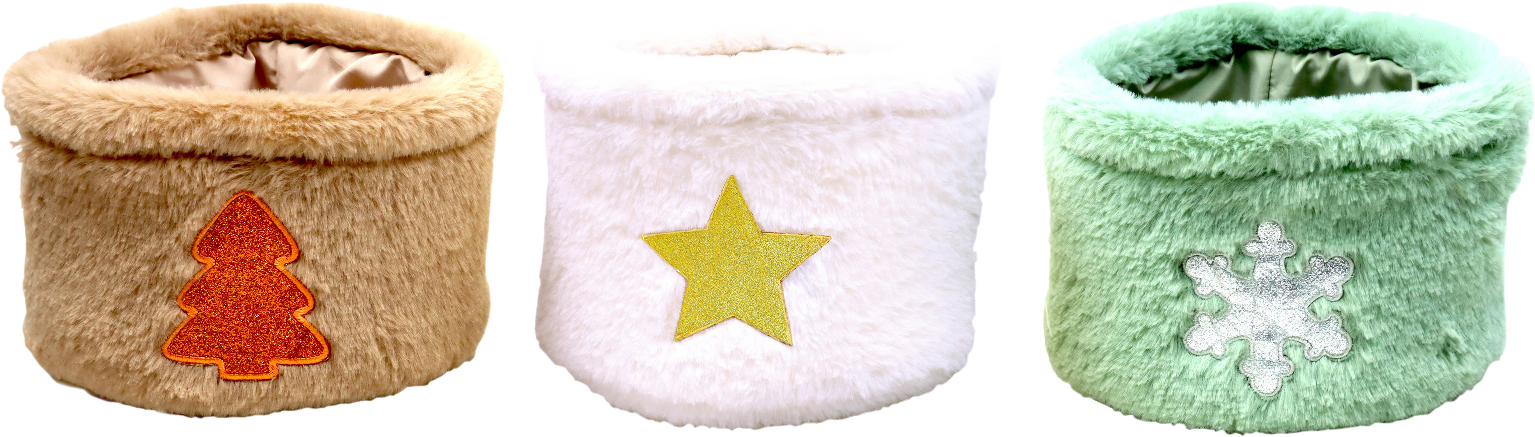 4476 FELLKÖRBE WINTER WHISPERS  S/3