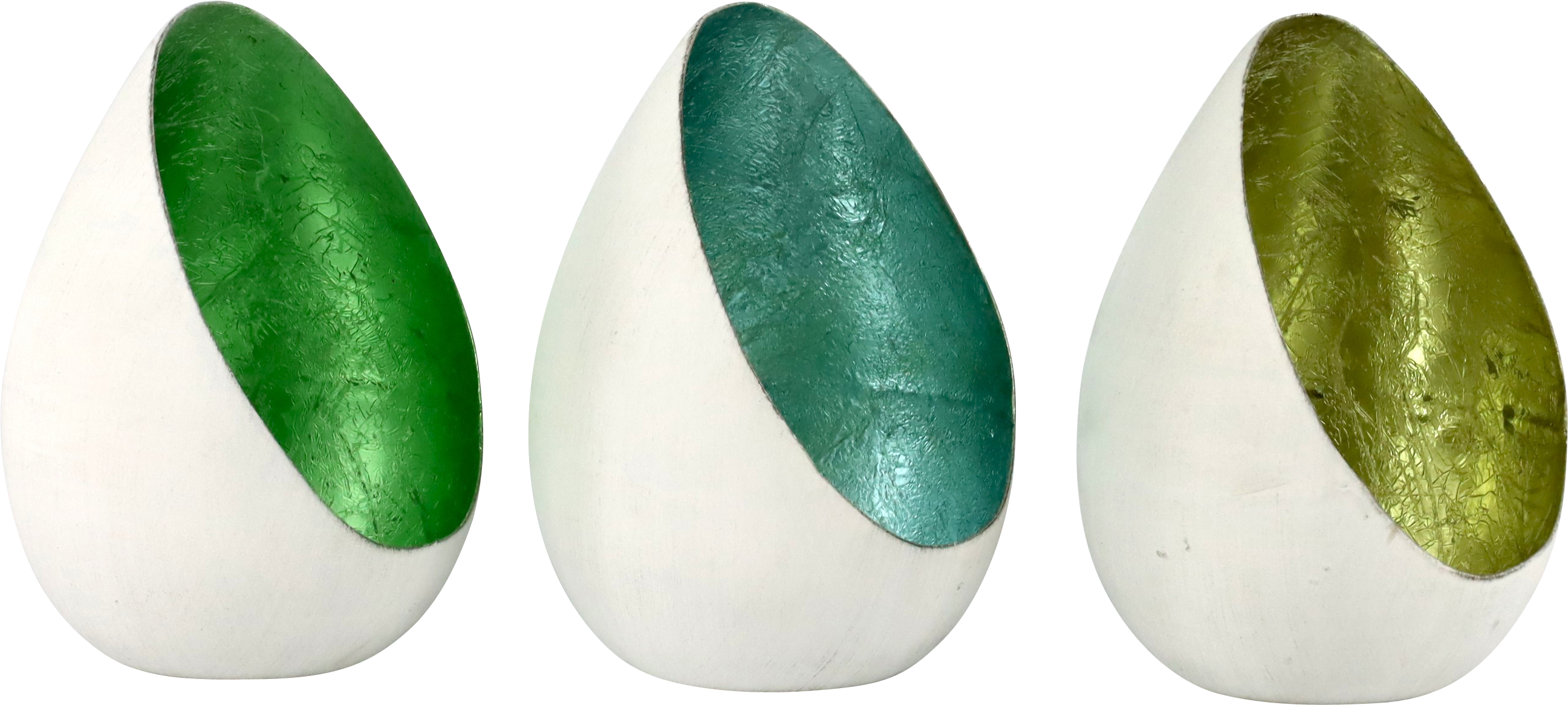 4588 WINDLICHTER SHINY EGGS  S/3