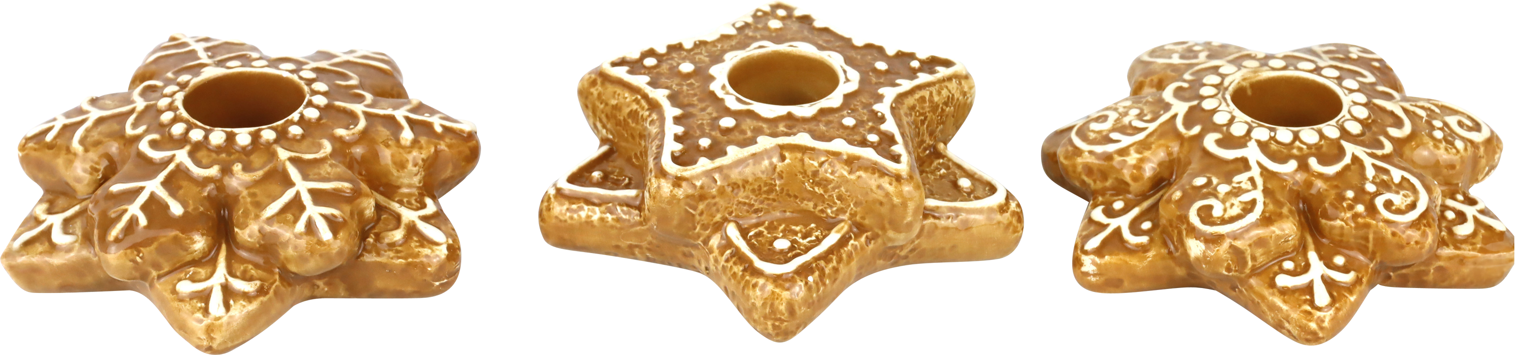 4800 KERZENLEUCHTER GINGER JOY  S/3