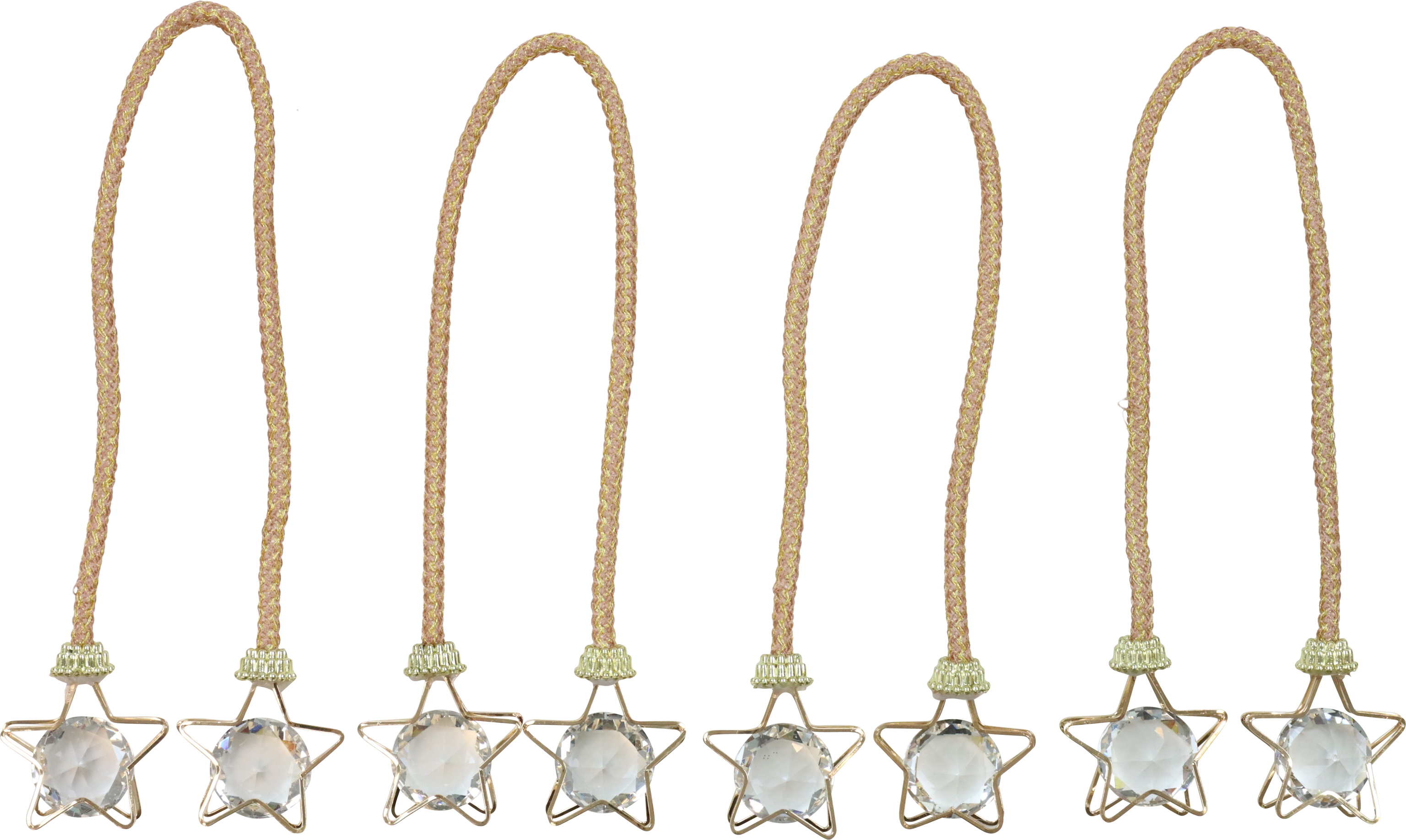 5423 QUASTEN STERNE  S/4