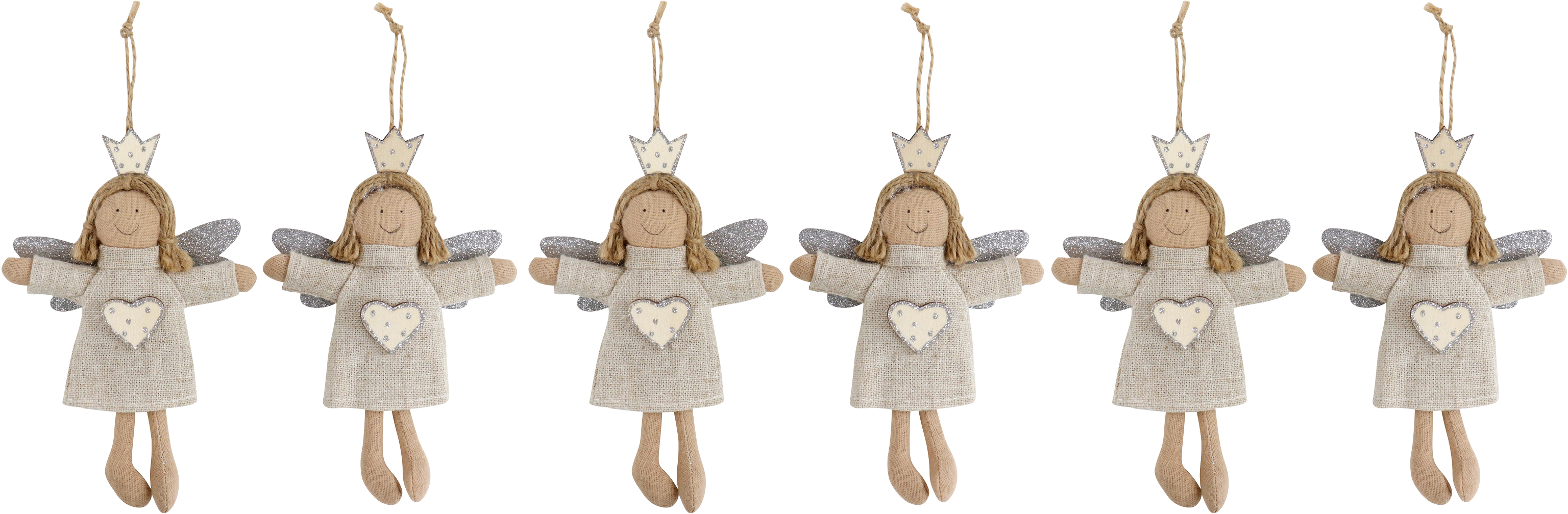 5526 ZIERHÄNGER HERZENGEL  S/6