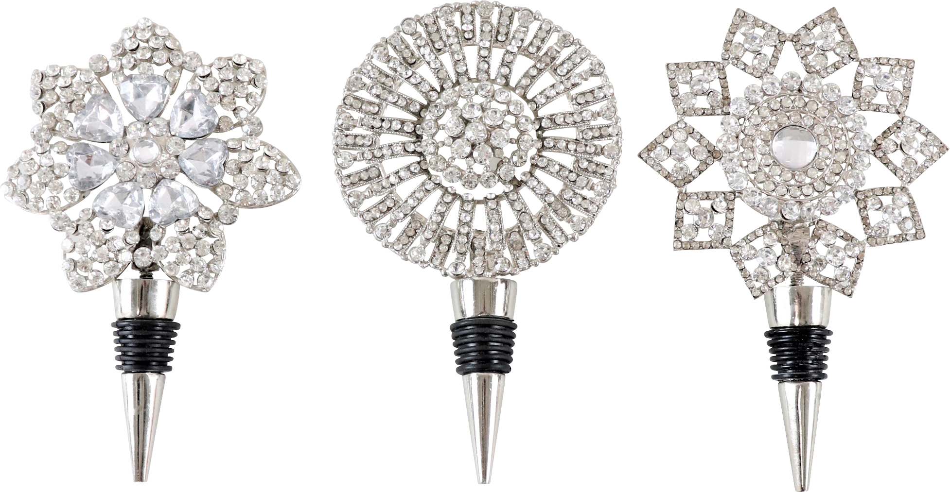 5550 FLASCHENSTÖPSEL CRISTALLO  S/3