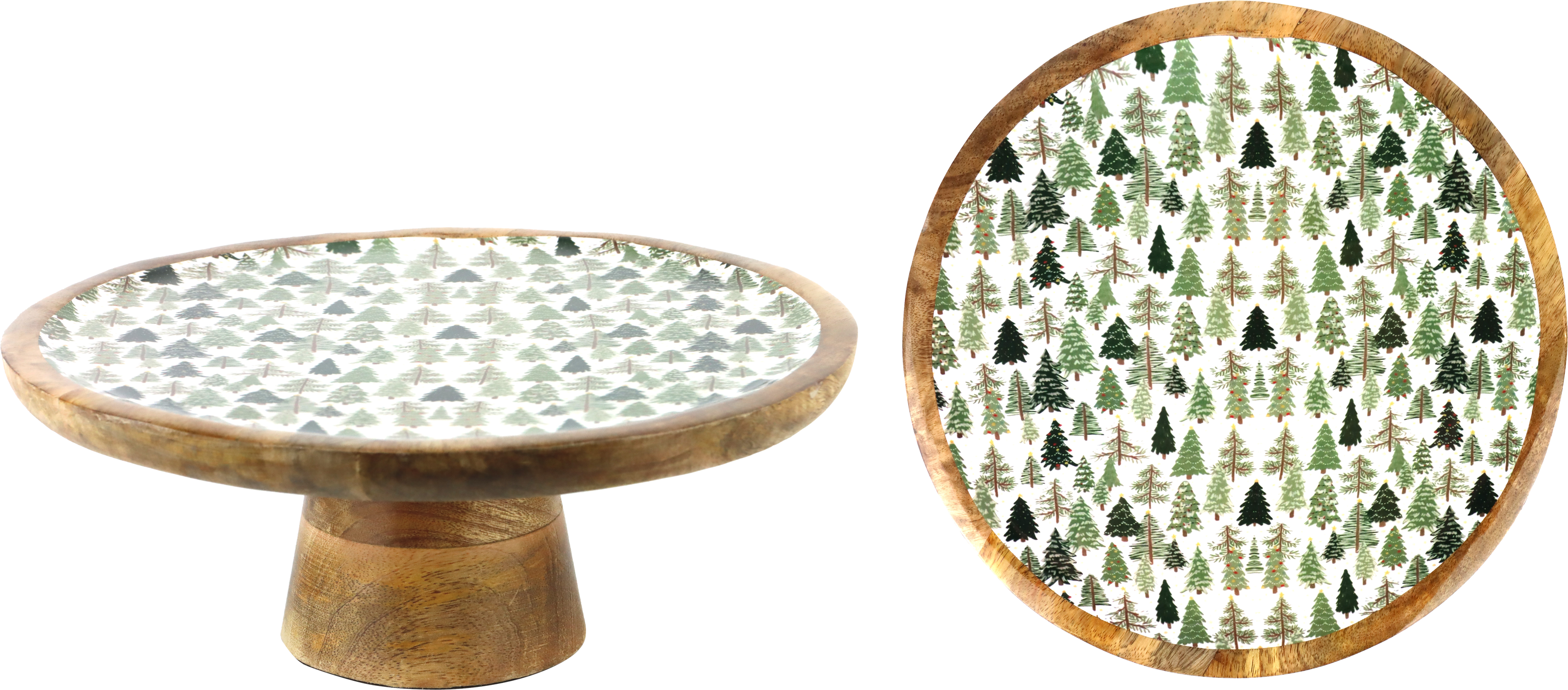 5613 POKALPLATTE FESTIVE FOREST