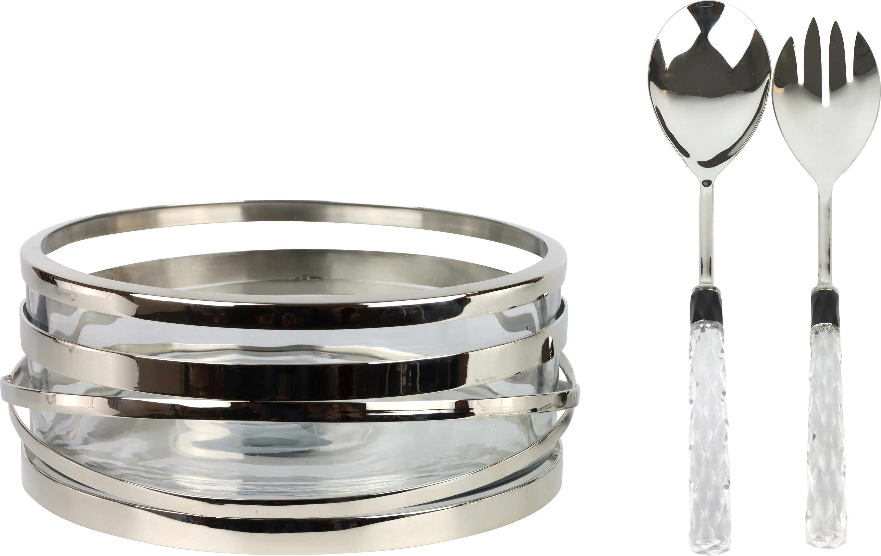 5657 SCHALE MIT BESTECK TABLE  S/3