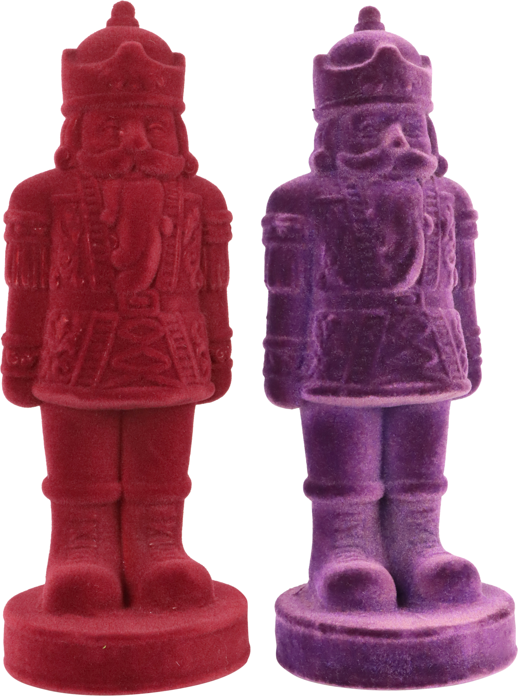 6332 FIGUREN VELVET NUTCRACKER  S/2
