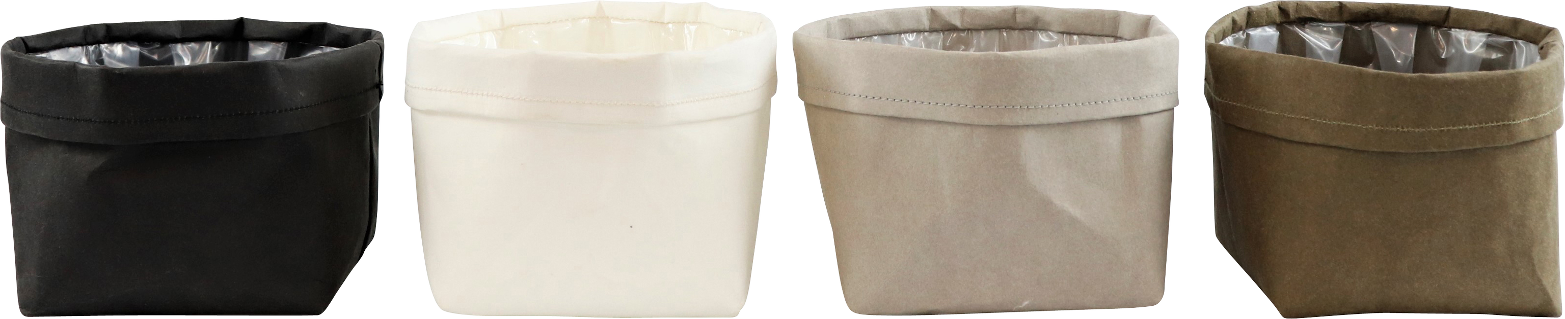 6424 STORAGE-KÖRBE LEAFY  S/4