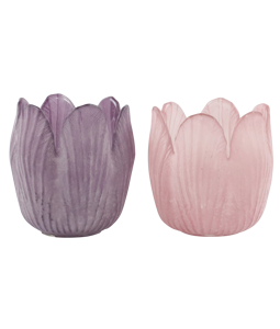 6817 TEALIGHTS VIOLETTA  S/2
