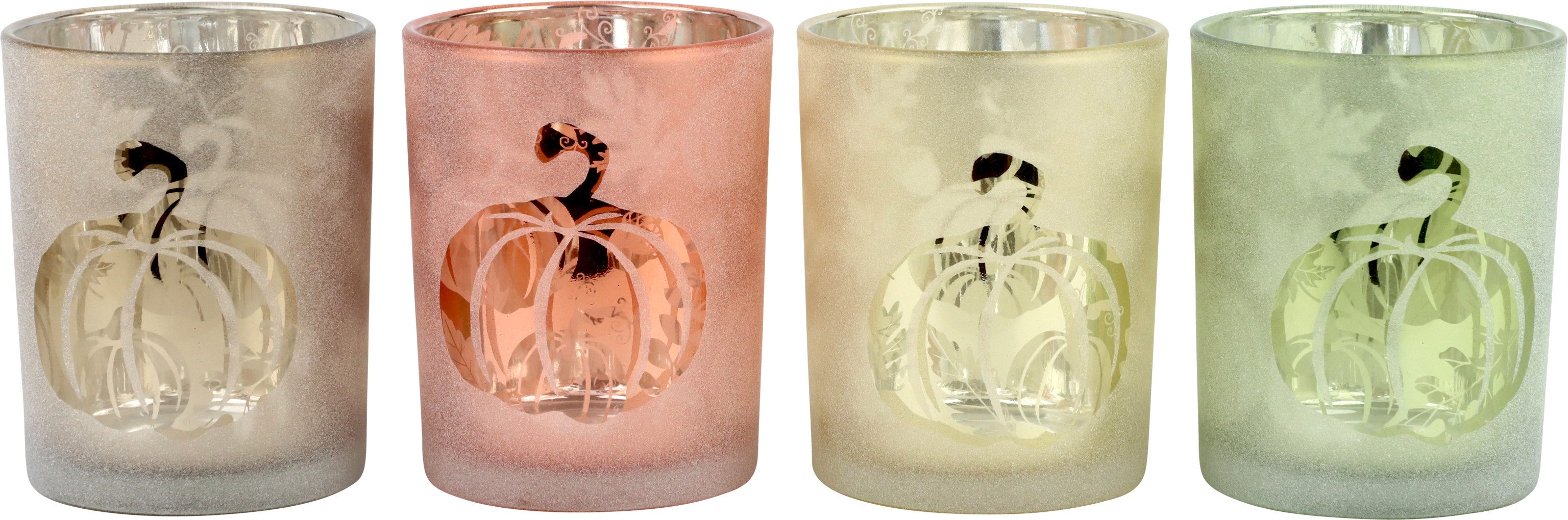 6990 WINDLICHTER SPICY PUMKIN  S/4