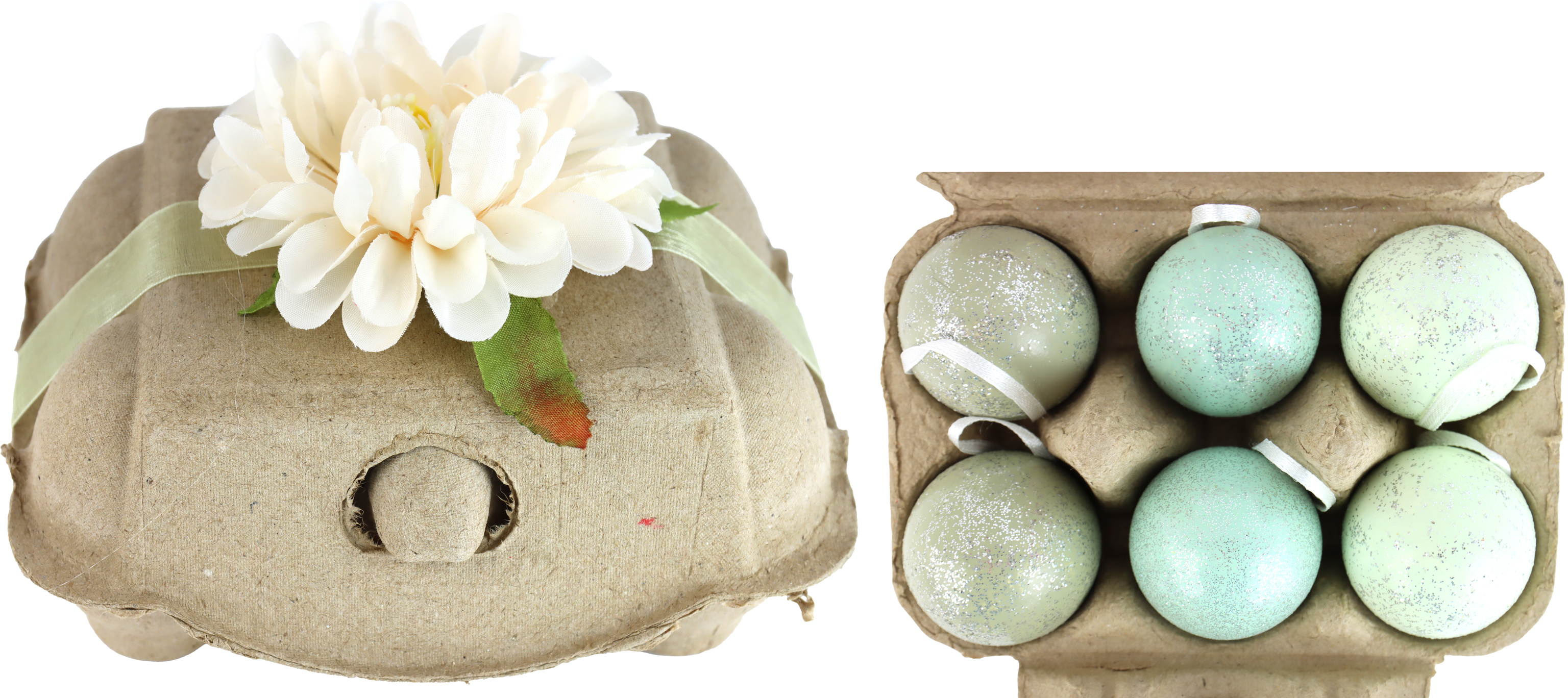 7220 EIERBOX FLORAL NEST  S/6