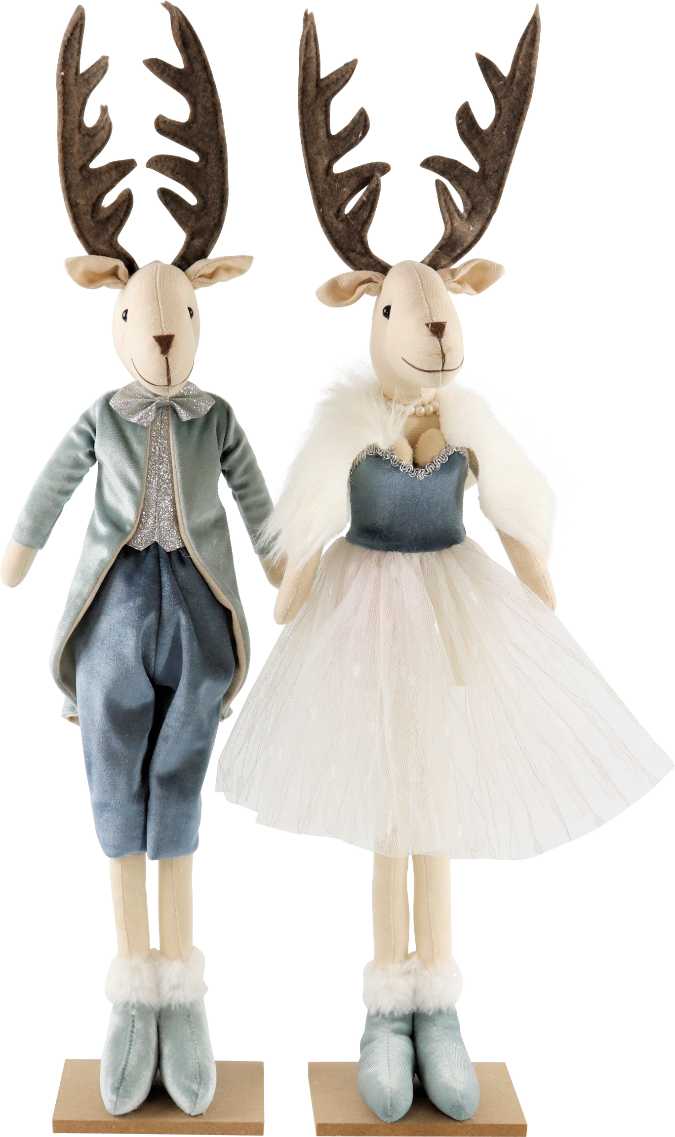 7239 DEKO-ELCHPAAR DENIM  S/2