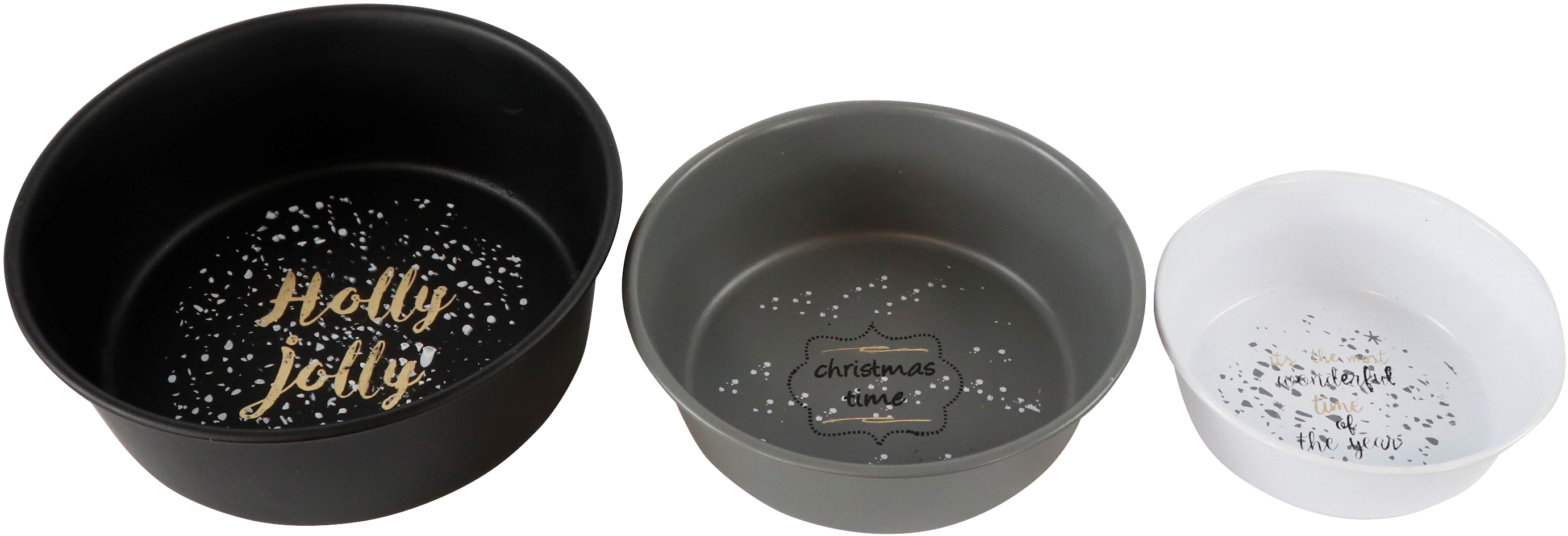 7318 SCHALEN HOLLY JOLLY  S/3