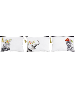 7871 POUCHES SAFARI  S/3