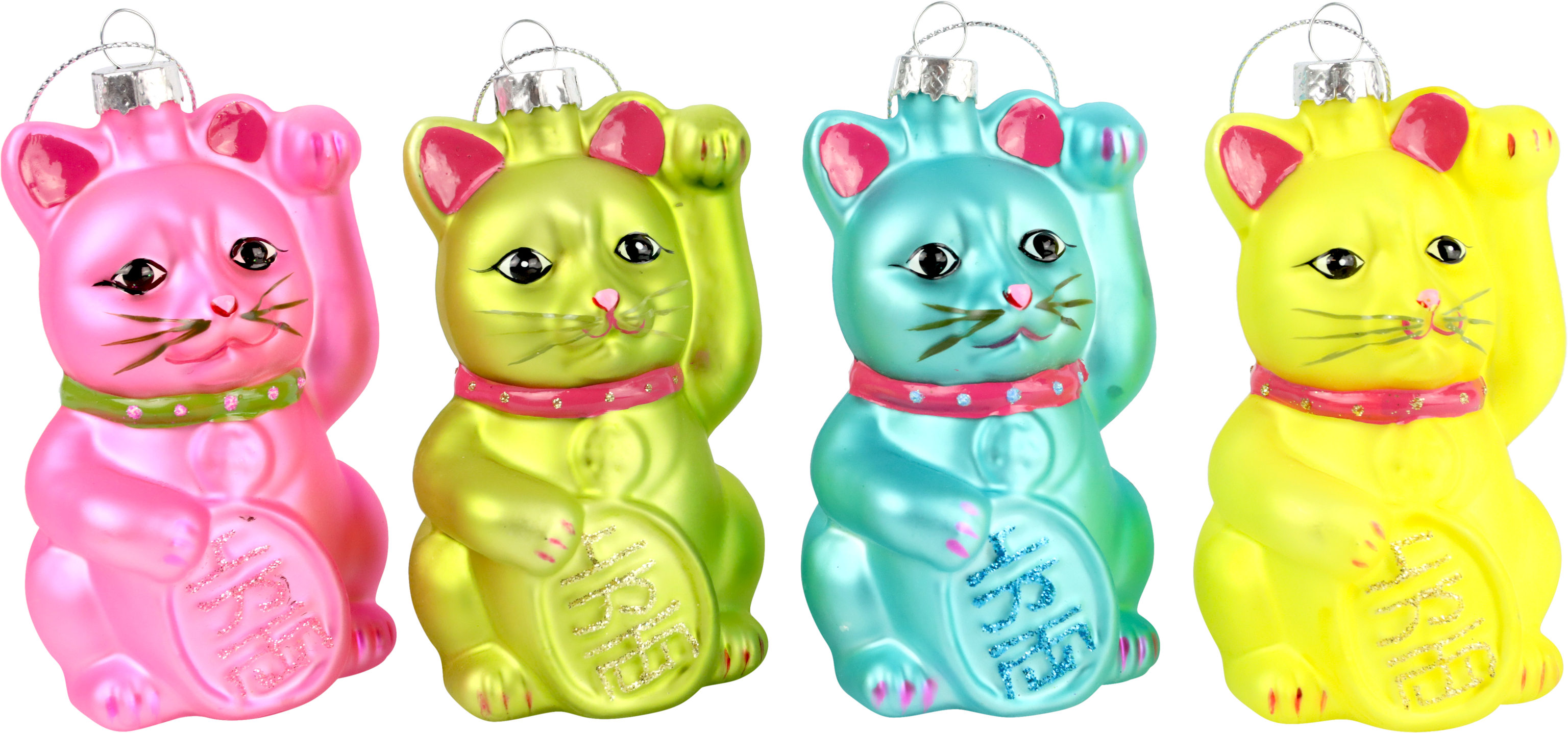7880 GLASSCHMUCK LUCKY CAT  S/4