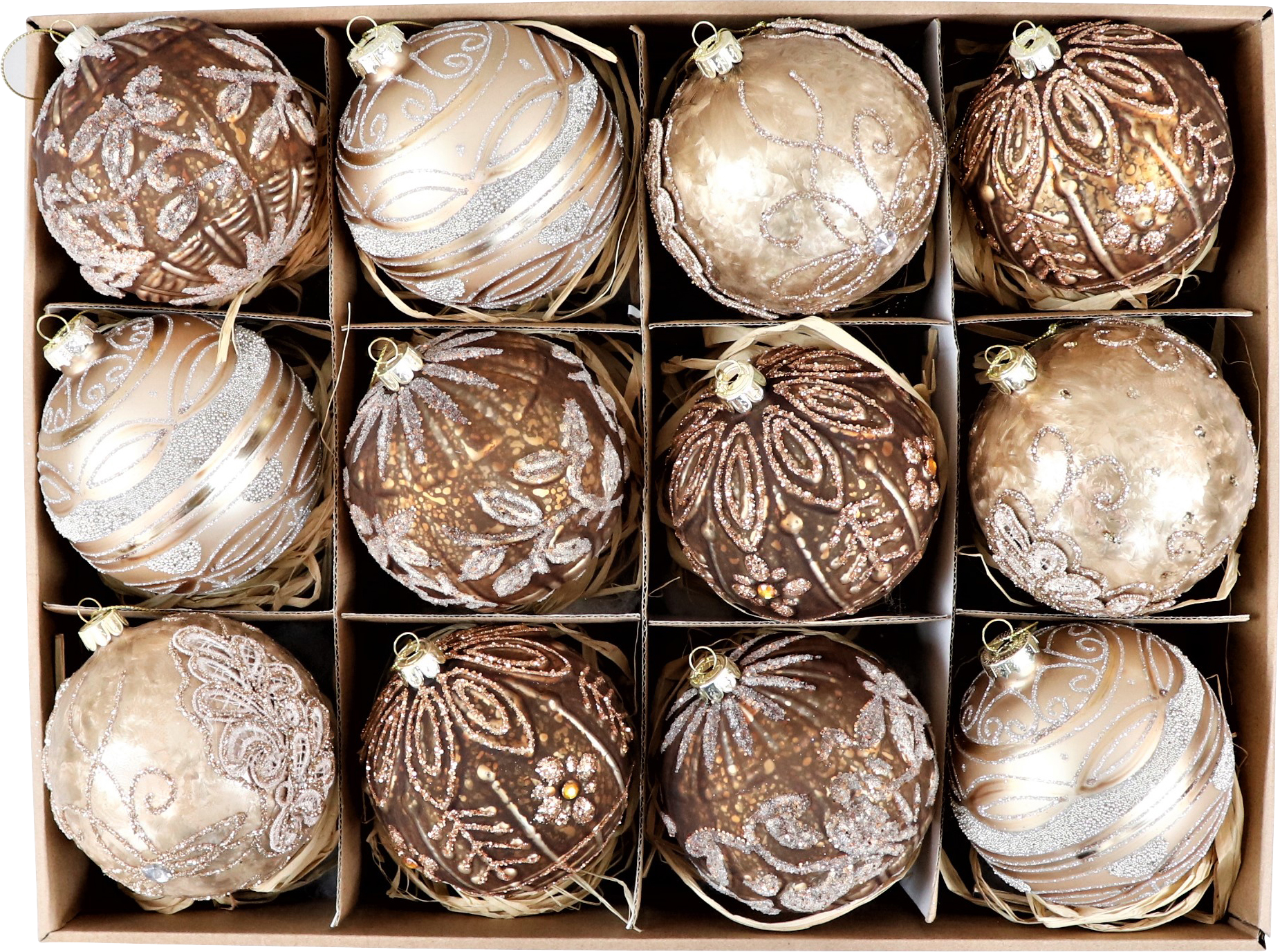 7934 VINTAGE-BOX GLASKUGELN  S/12