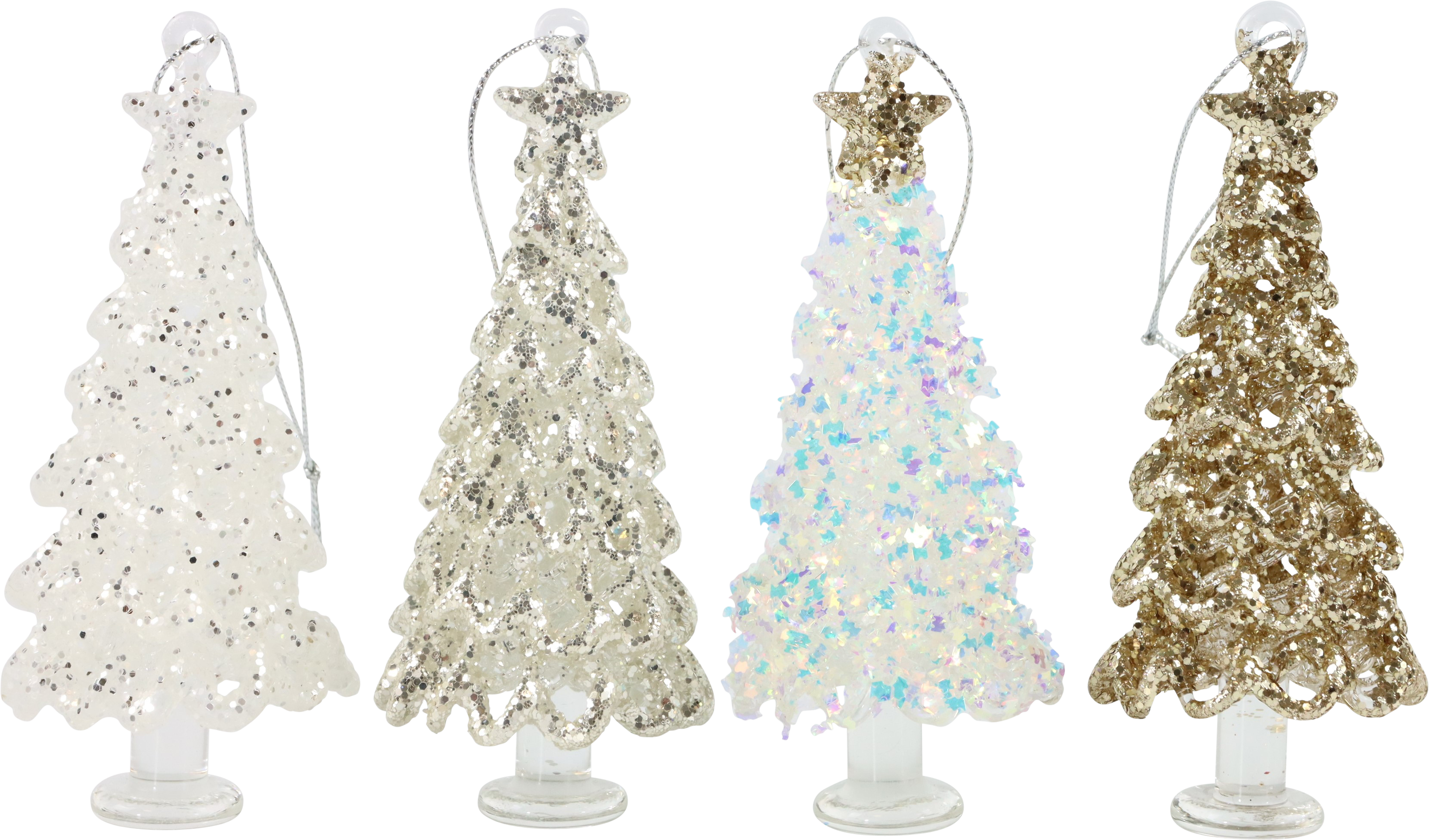 8167 GLASSCHMUCK KRISTALLBAUM  S/4