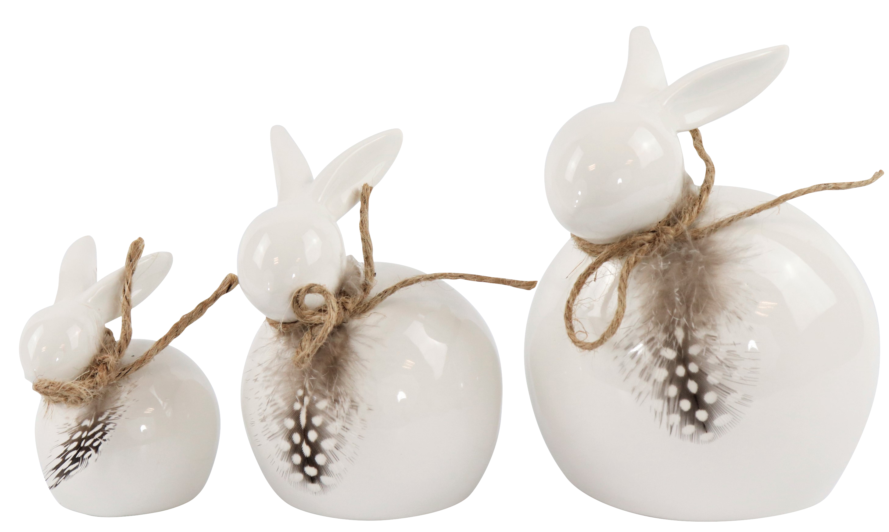 8326 HASENTRIO FEATHERS  S/3