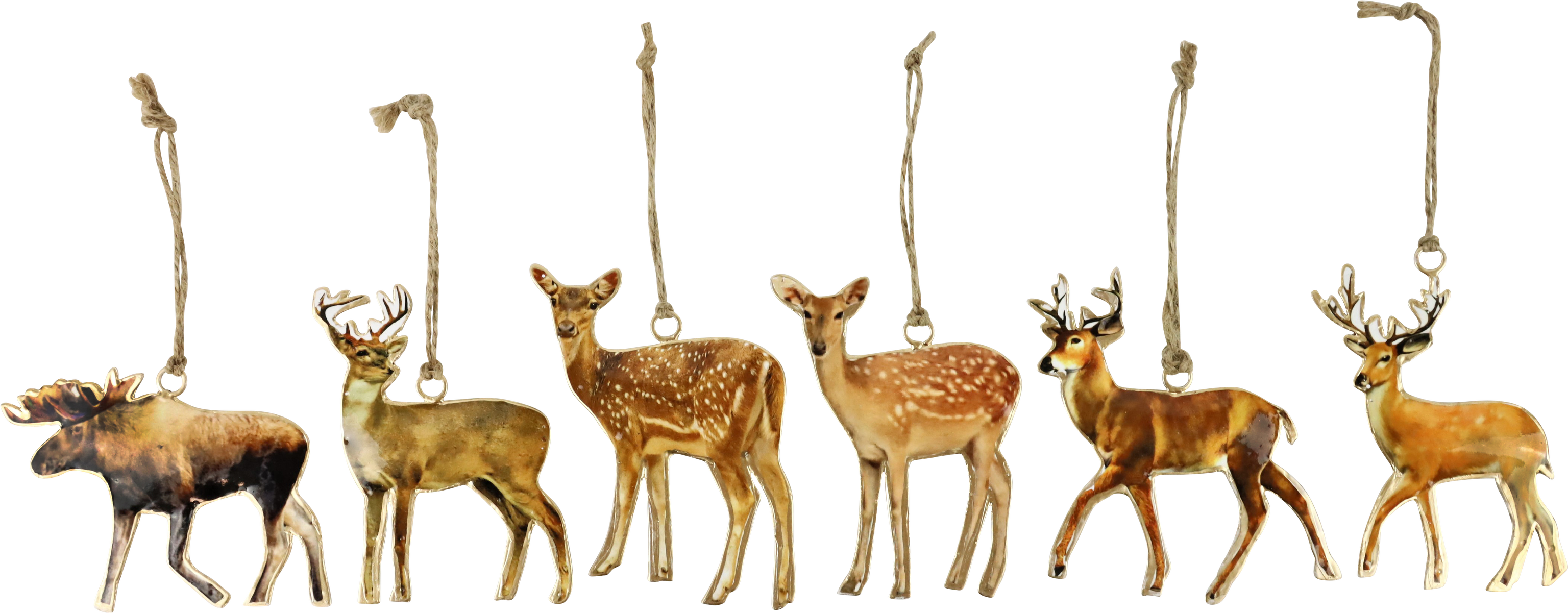 8515 ZIERHÄNGER WALDTIERE  S/6