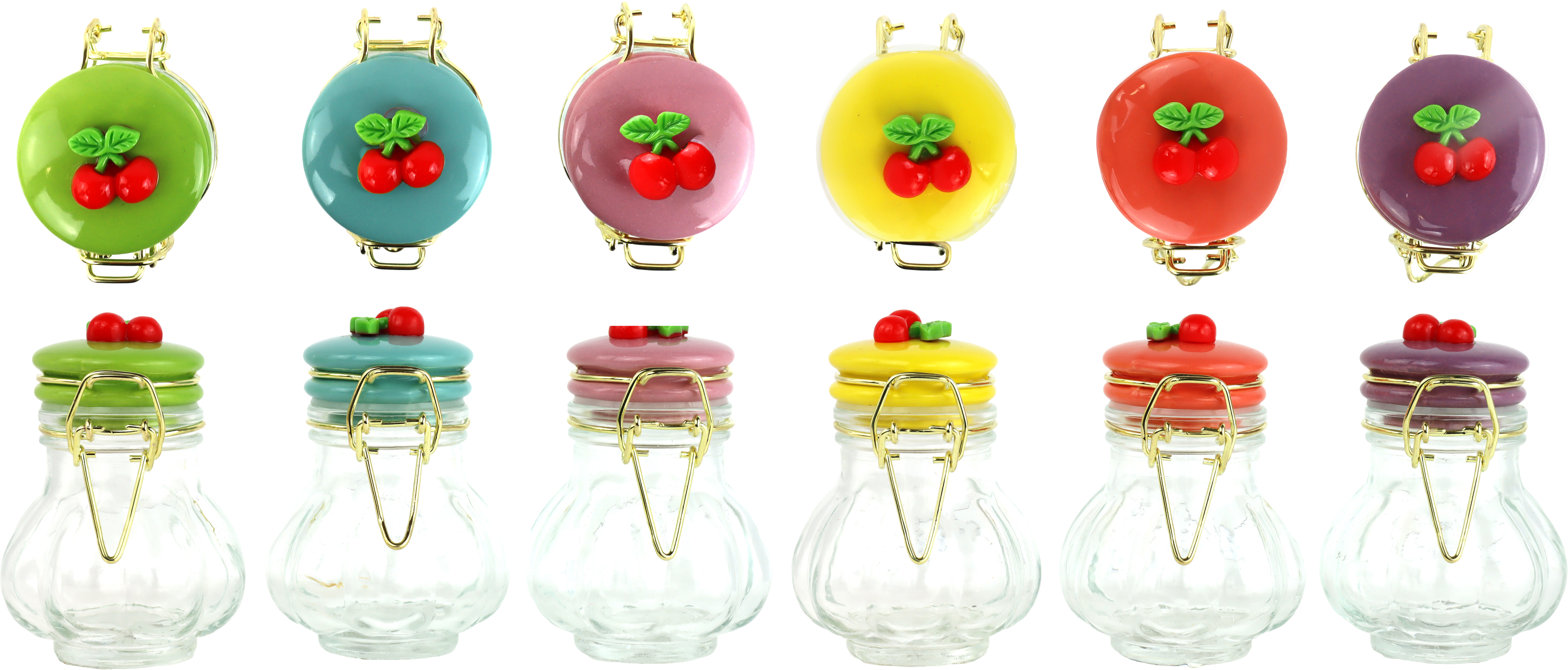 8532 GLASDOSEN CHERRY BLISS  S/6