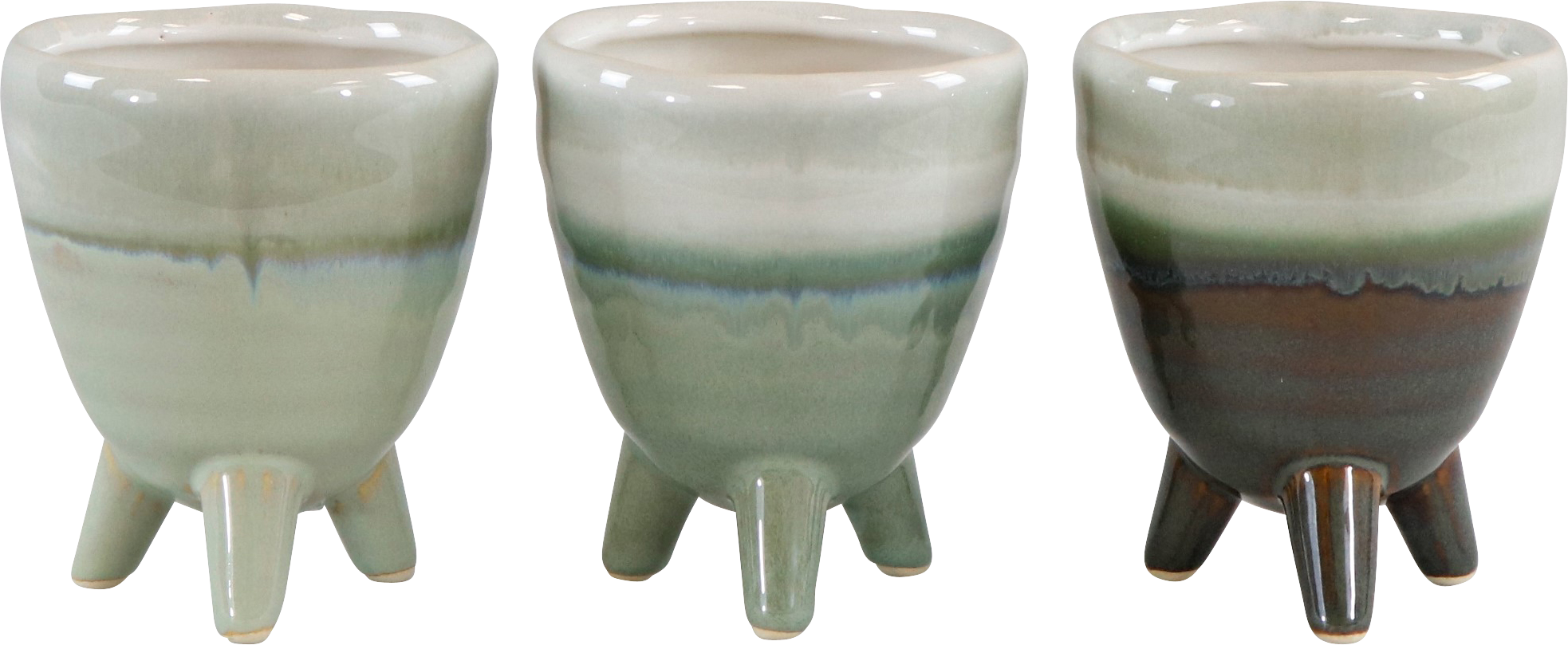 8639 ÜBERTÖPFE OMBRÉ  S/3