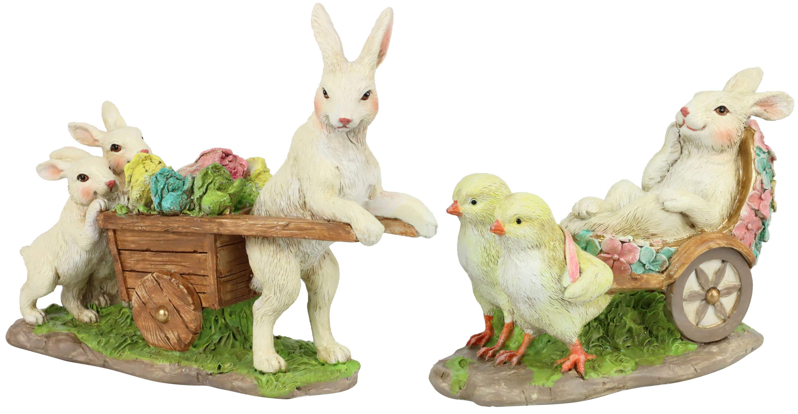 8894 HASENFIGUREN PASTEL PARTY  S/2