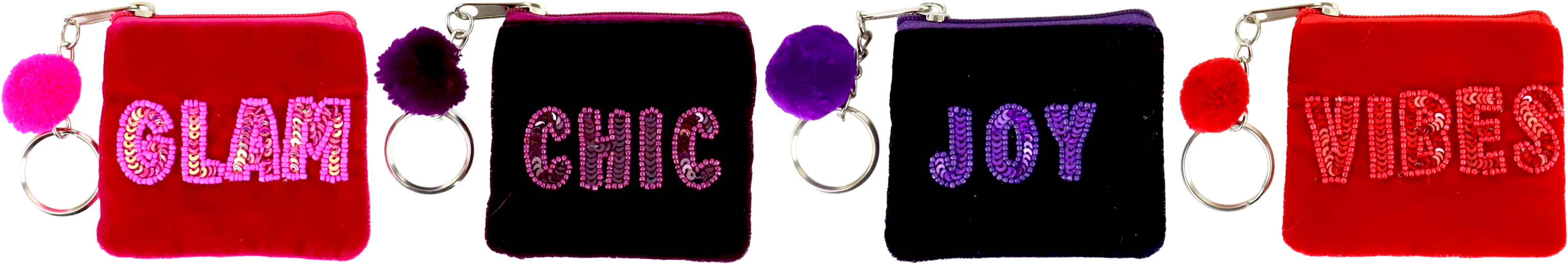 9050 TÄSCHCHEN POETIC POUCHES  S/4