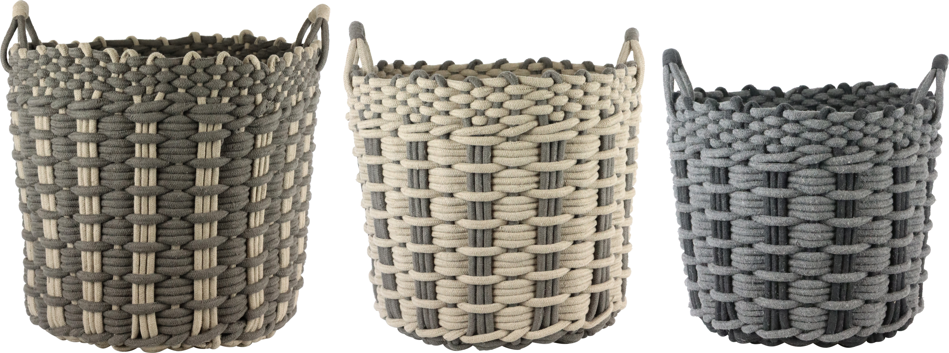 9113 RUNDKÖRBE COSY CHIC  S/3