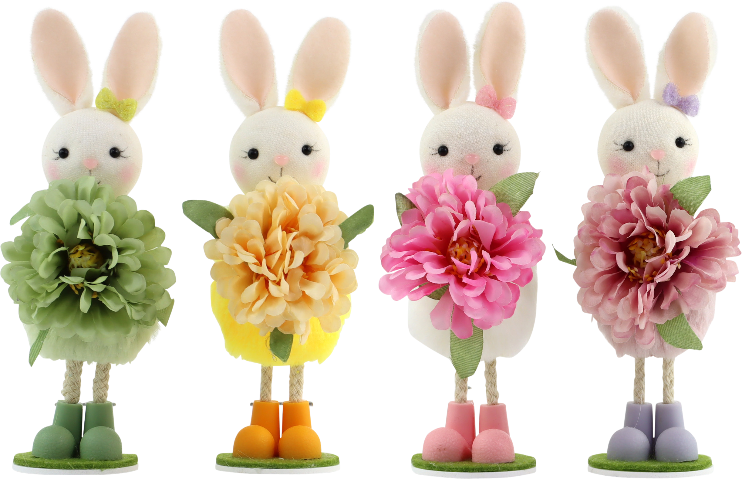 9356 HASEN BUNNY BLOOMIES  S/4