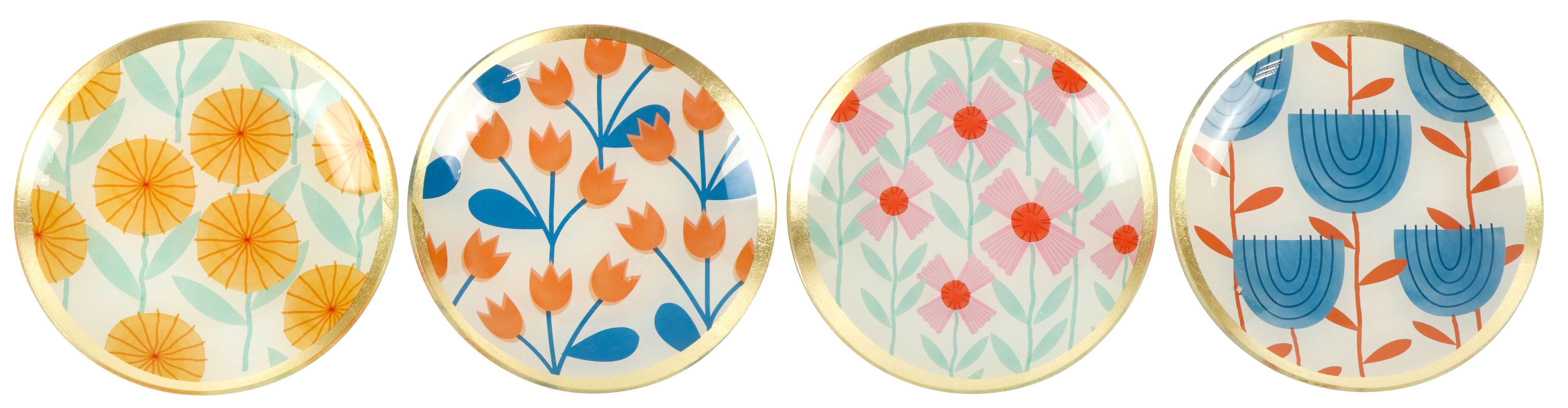 9824 GLASTELLER MID CENTURY  S/4